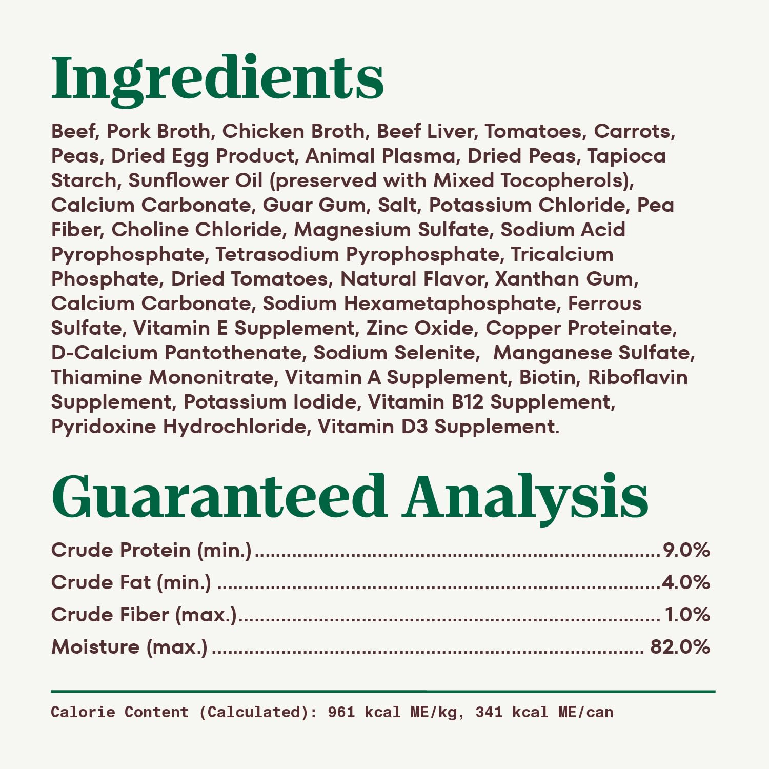 Nutro Hearty Stew Adult Natural Grain Free Wet Dog Food Cuts in Gravy Chunky Beef, Tomato, Carrot & Pea Stew, 12.5 oz Cans (12 C