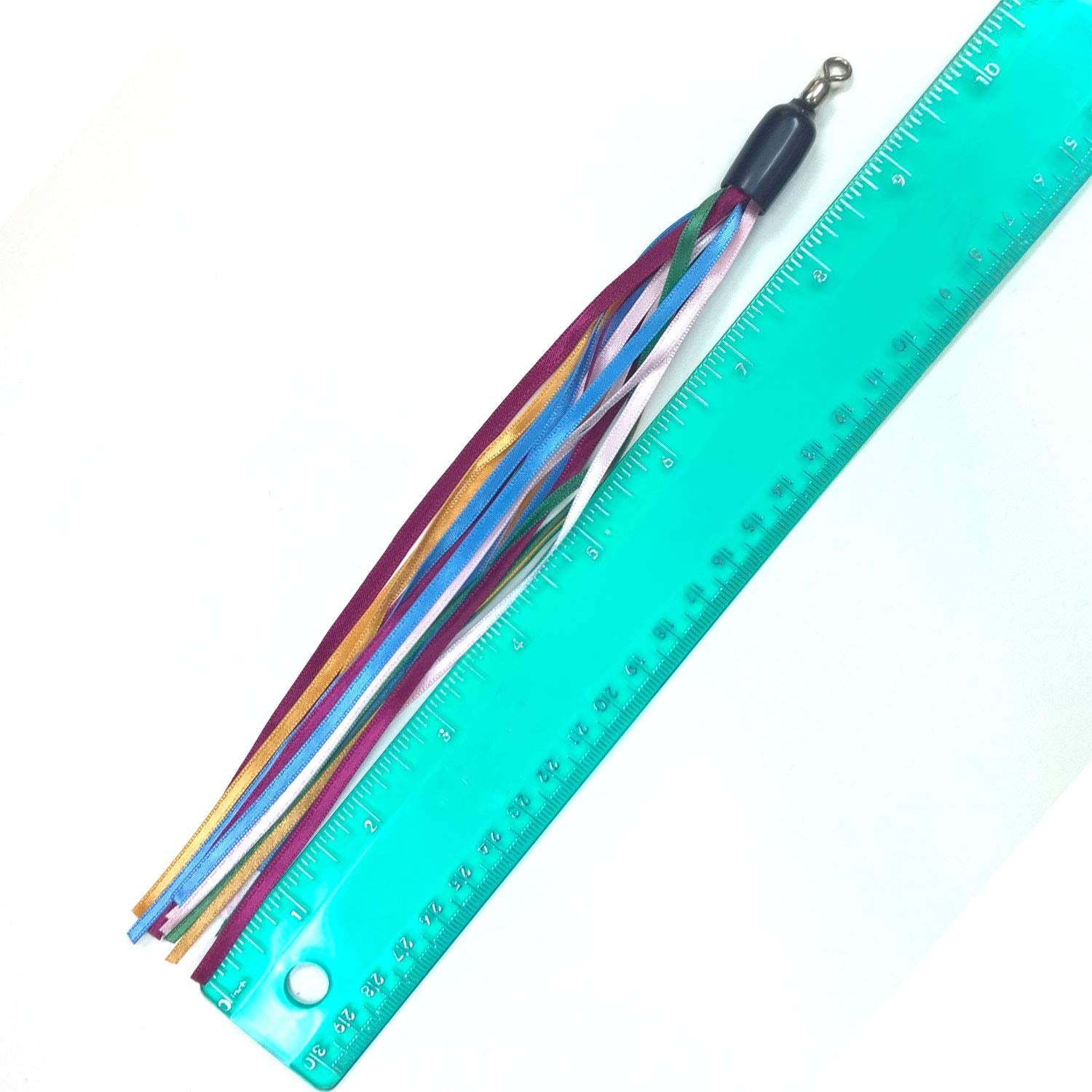 Coolcybercats Ribbon, Leather And Fur Attachment Cat Toys - Fit Wildcat And Popular Bird And Catcher Type Wands/Poles (Thin Ribbons)