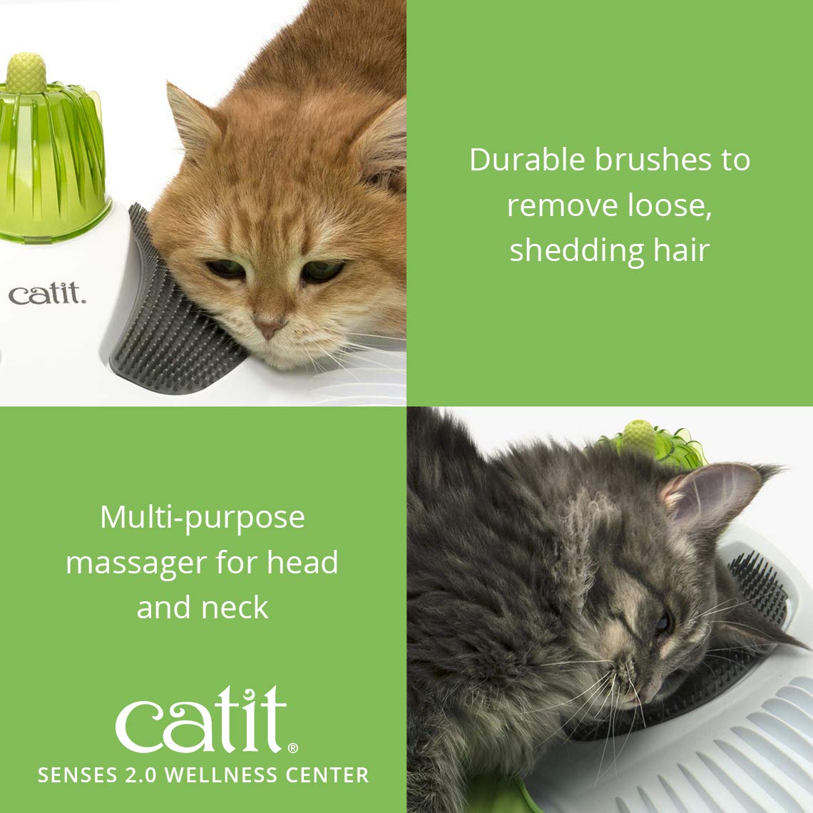 Catit Senses 2.0 Wellness Center Cat Toy - Interactive Multi-Purpose Relaxation Spot With Catnip Included