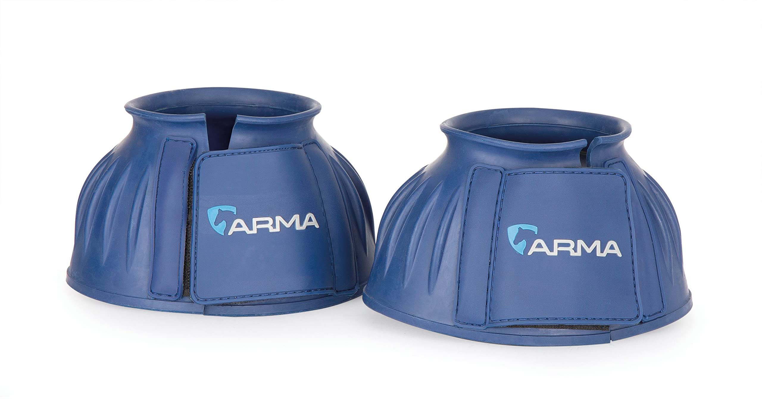 Shires Arma Over Reach Horse Bell Boots (Royal, Cob)