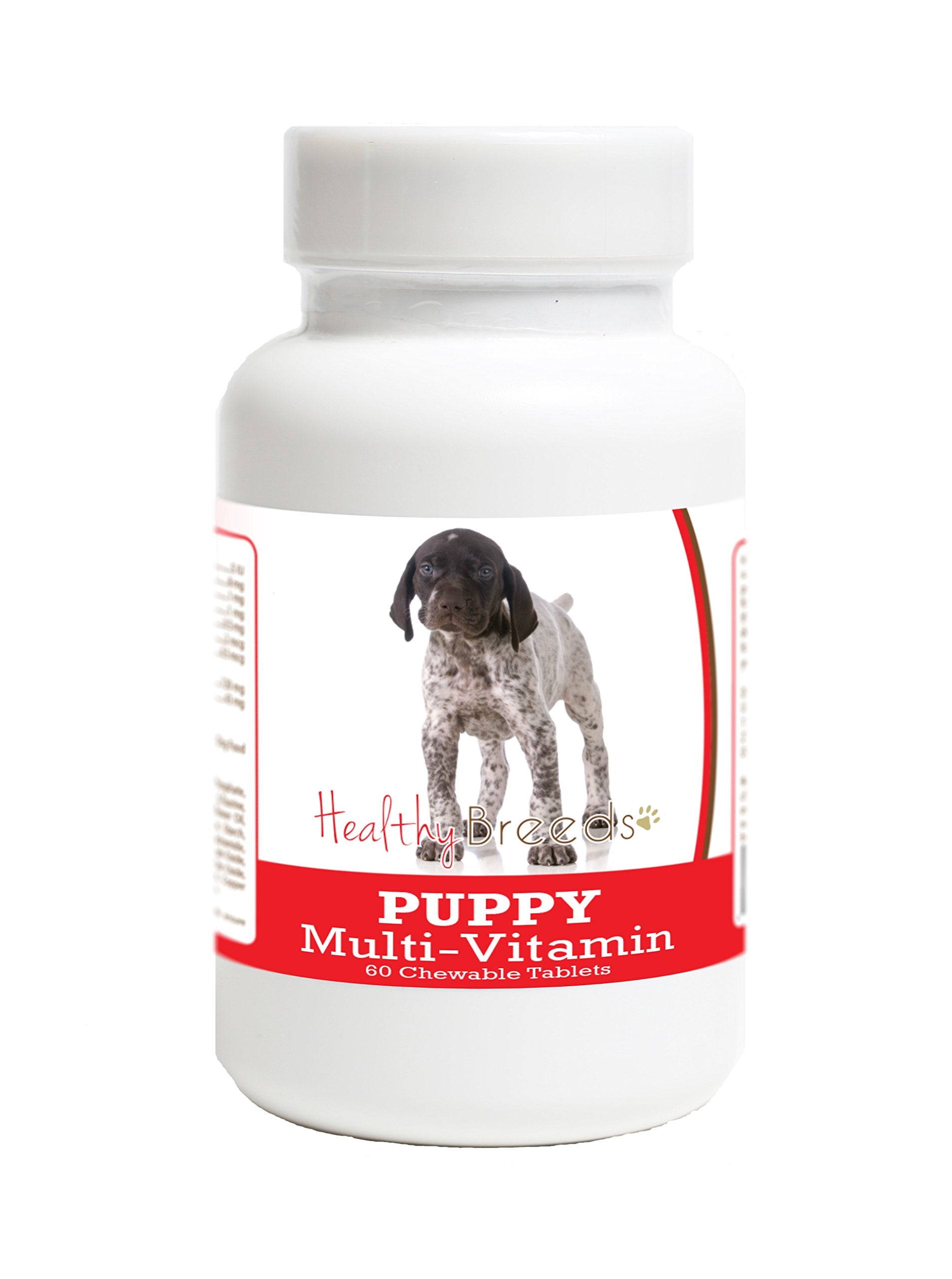 Healthy Breeds German Shorthaired Pointer Puppy Dog Multivitamin Tablet 60 Count