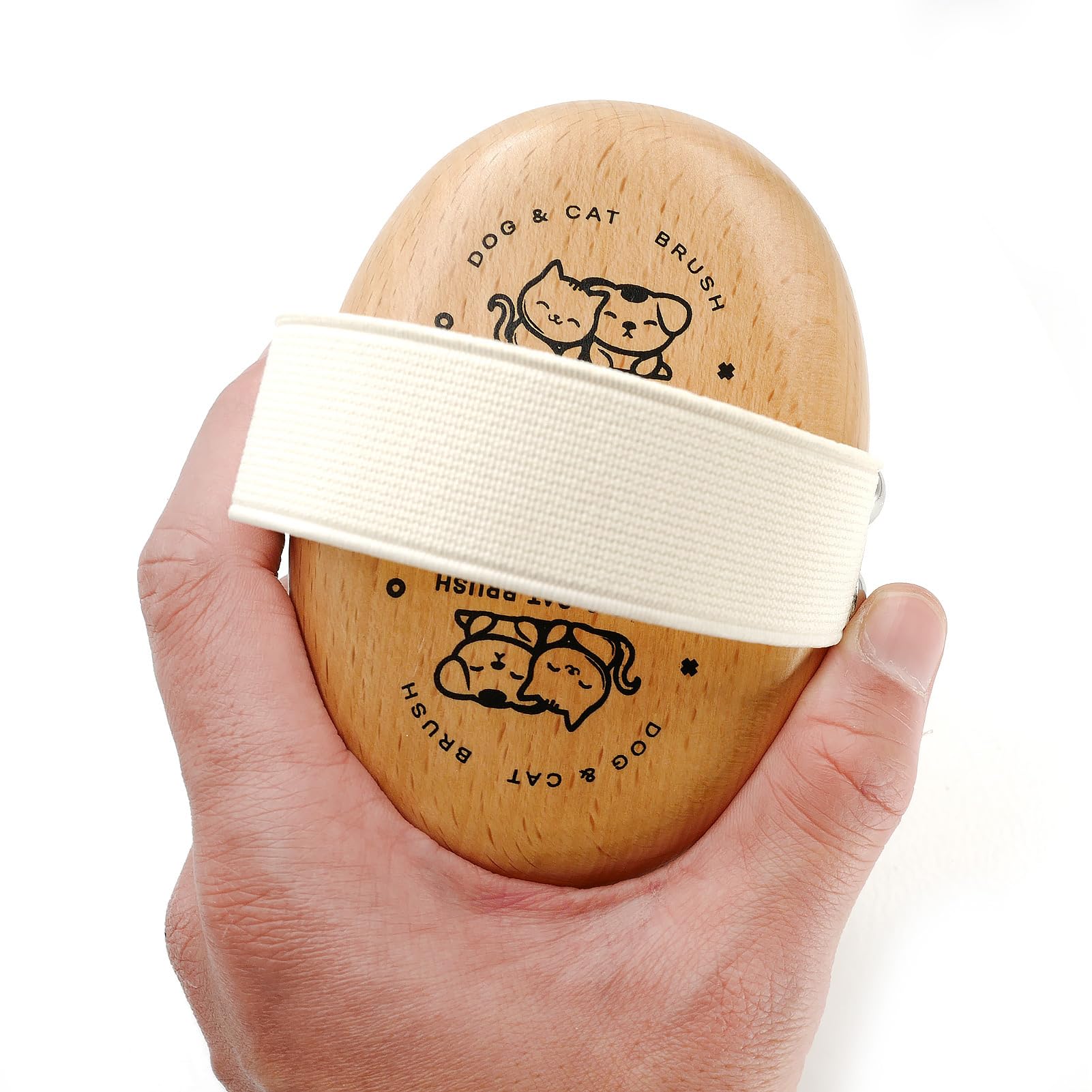 Menesia Soft Dog Brush, Pets Palm Brush For Dog And Cat Grooming - Bristle Brush For Dogs Short Haired - Soft Bristle Dog Brush