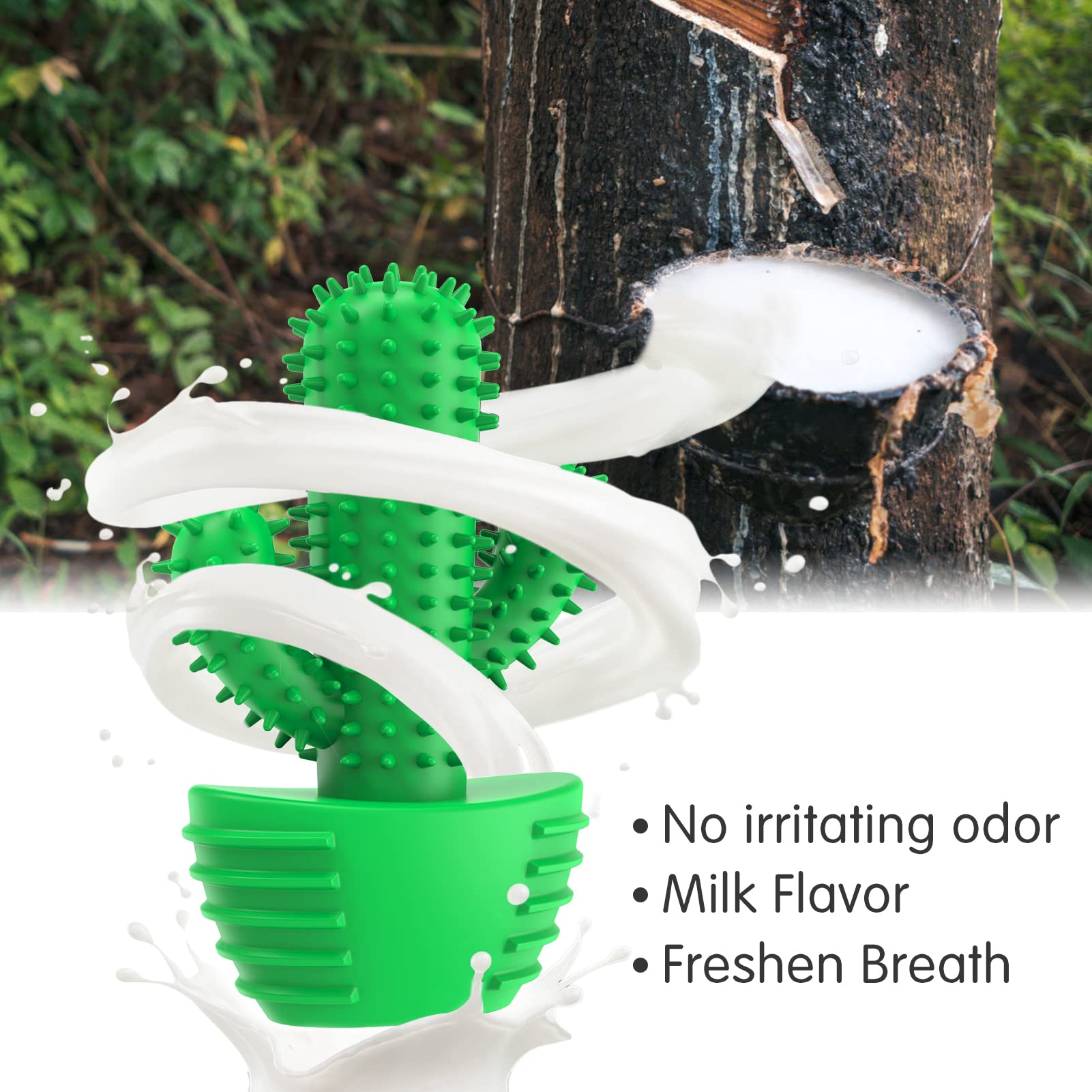 Dog Chew Toys Dog Toothbrush Stick Teeth Cleaning Brush Dental For Medium Large Dog, Puppy Christmas,Easter Birthday Gifts,Outdoor Dog Squeaky Toys For Aggressive Chewers Tough Toys Interactive