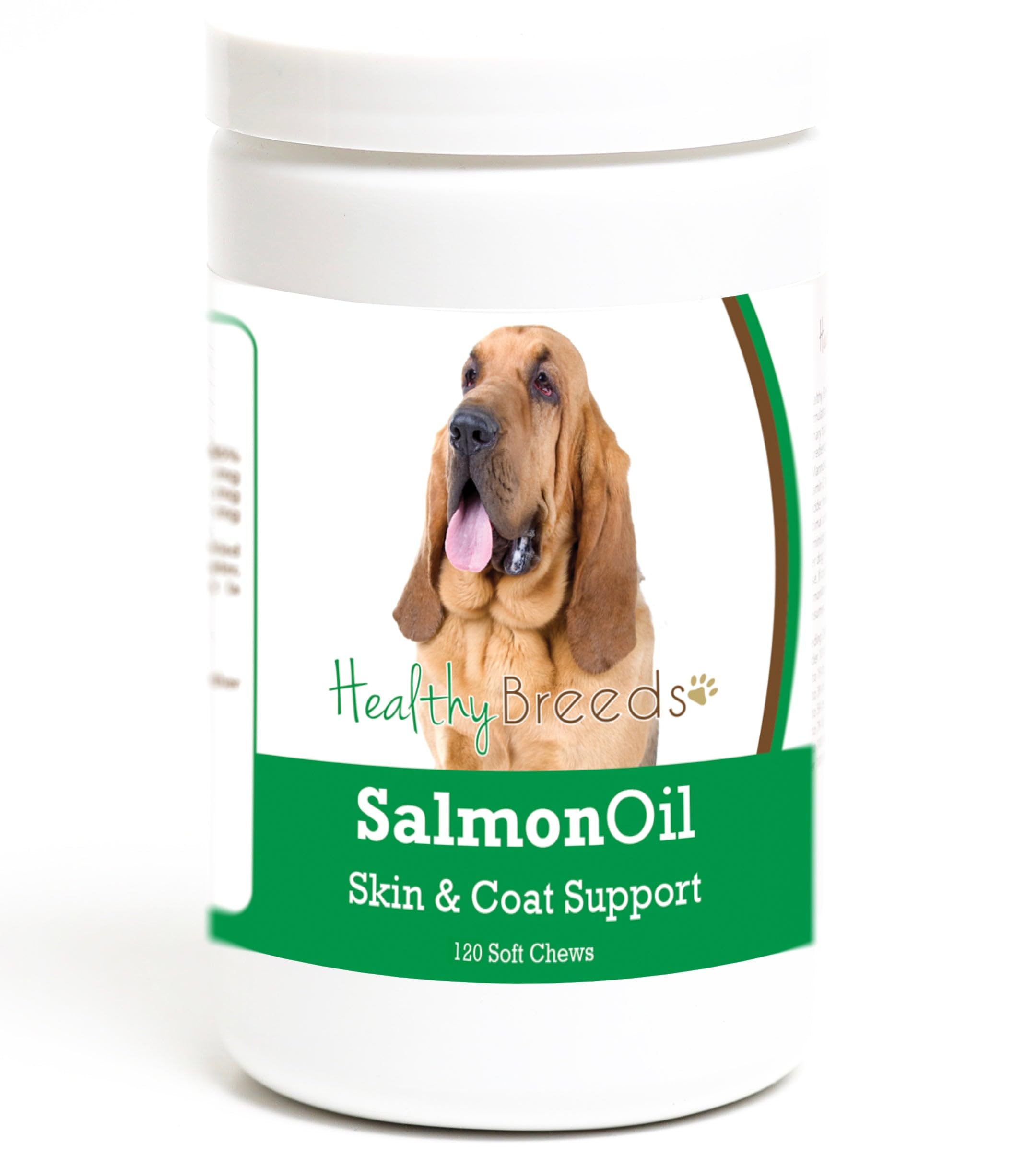 Healthy Breeds Bloodhound Salmon Oil Soft Chews 120 Count