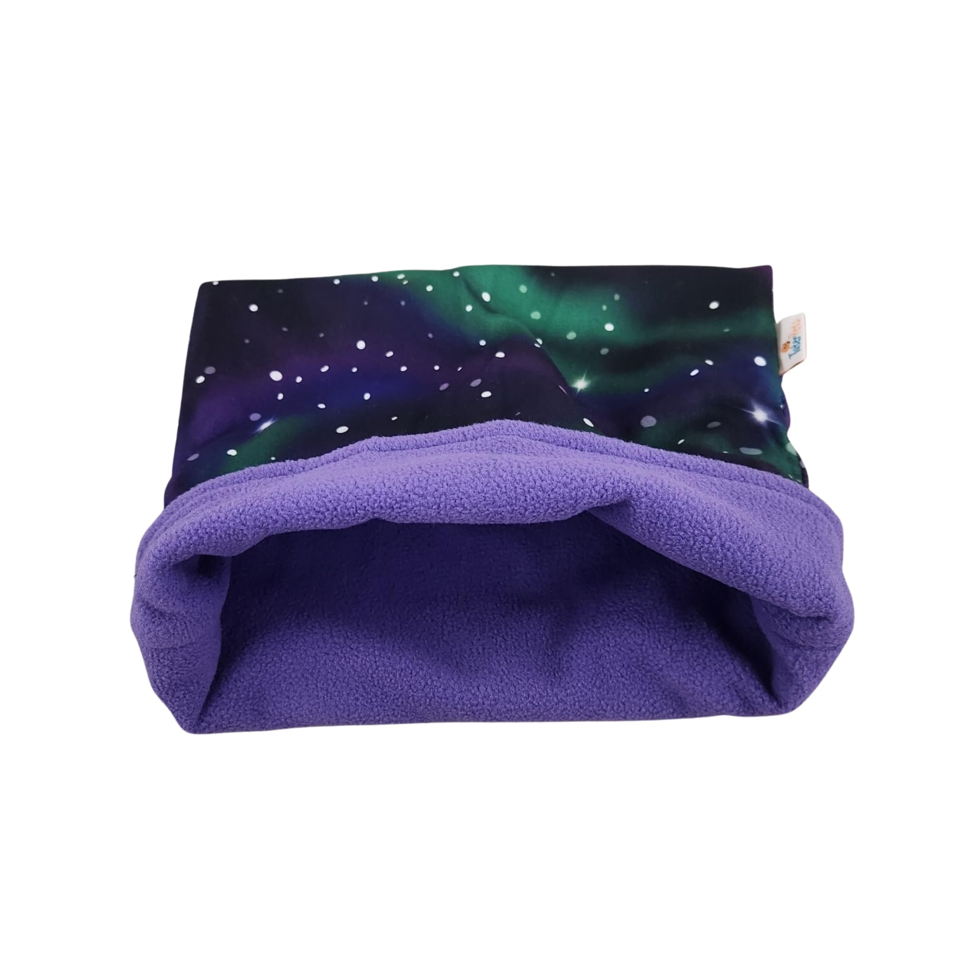 Tater Pets Snuggle Sack For Guinea Pigs Bed Pad Cuddle Sack Sleeping Bag (12X12)(Northern Lights)