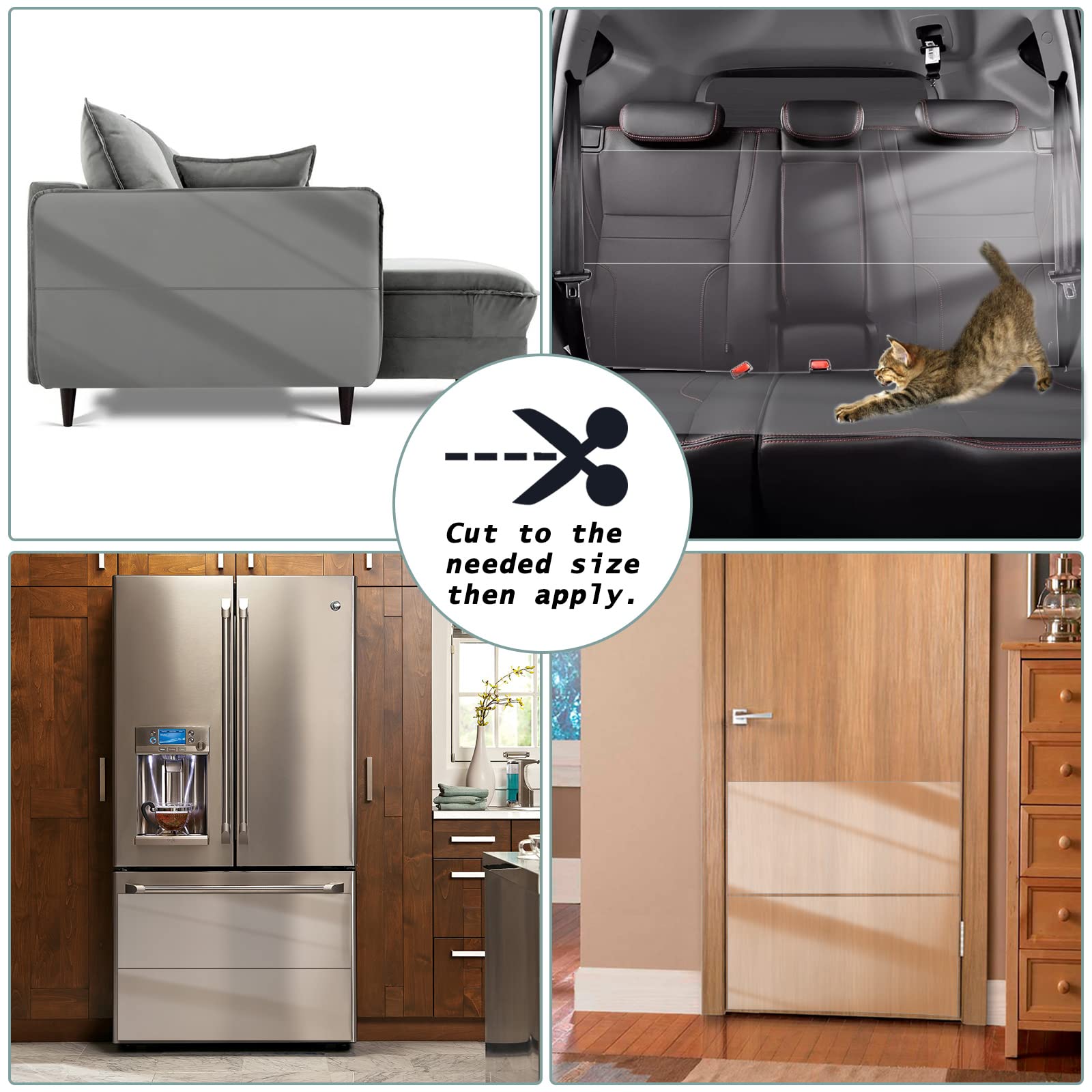 Anti Cat Scratch Furniture Protector, Thicken Couch Cover, Transparent Sticky Couch Protector for Cats and Dogs, Anti Cat Scratc