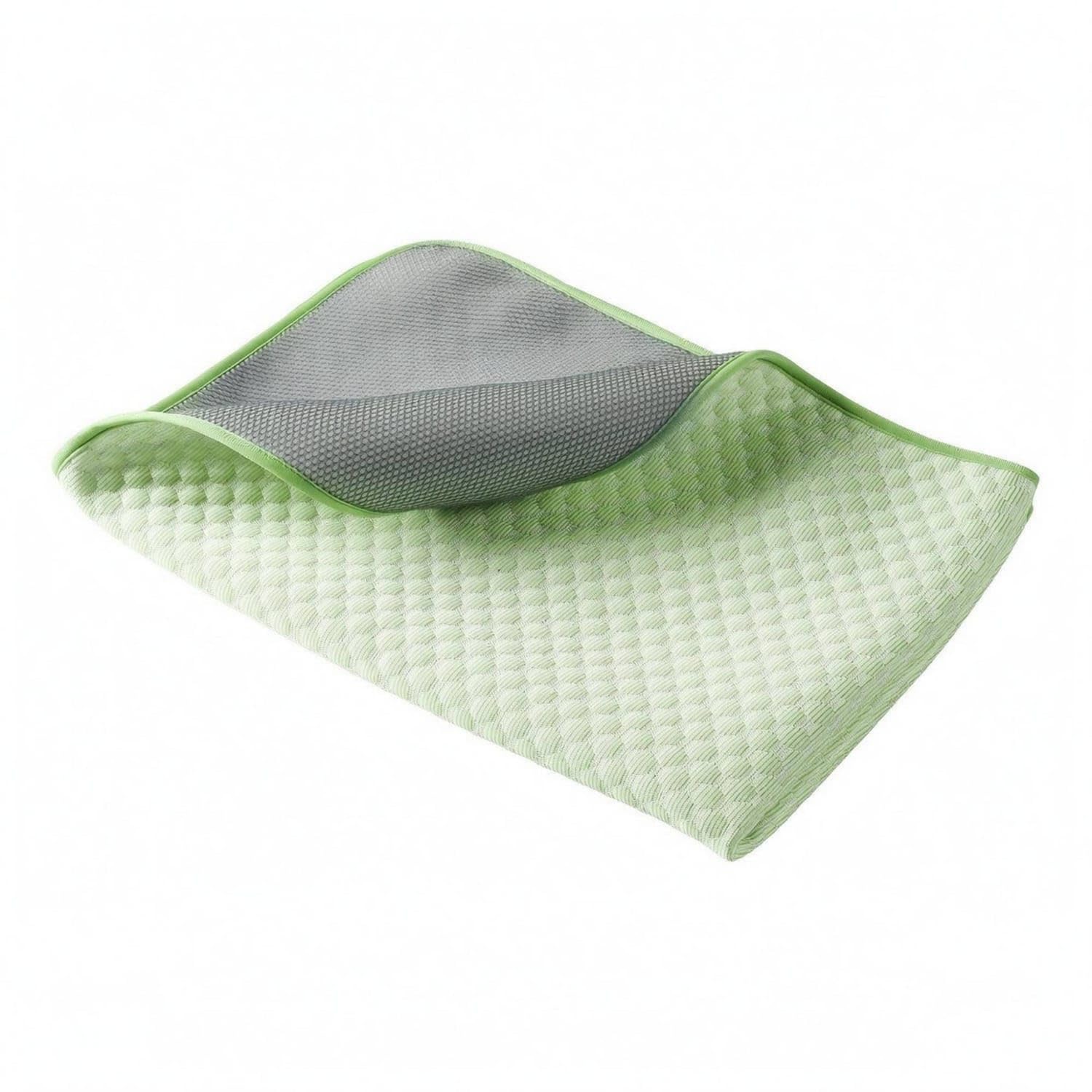 QuickDrying Pet Cooling Mat Thickened NonSlip Cooling Mat Soft Layered Design for Sofa, Car Seat, Floor, Green, XL