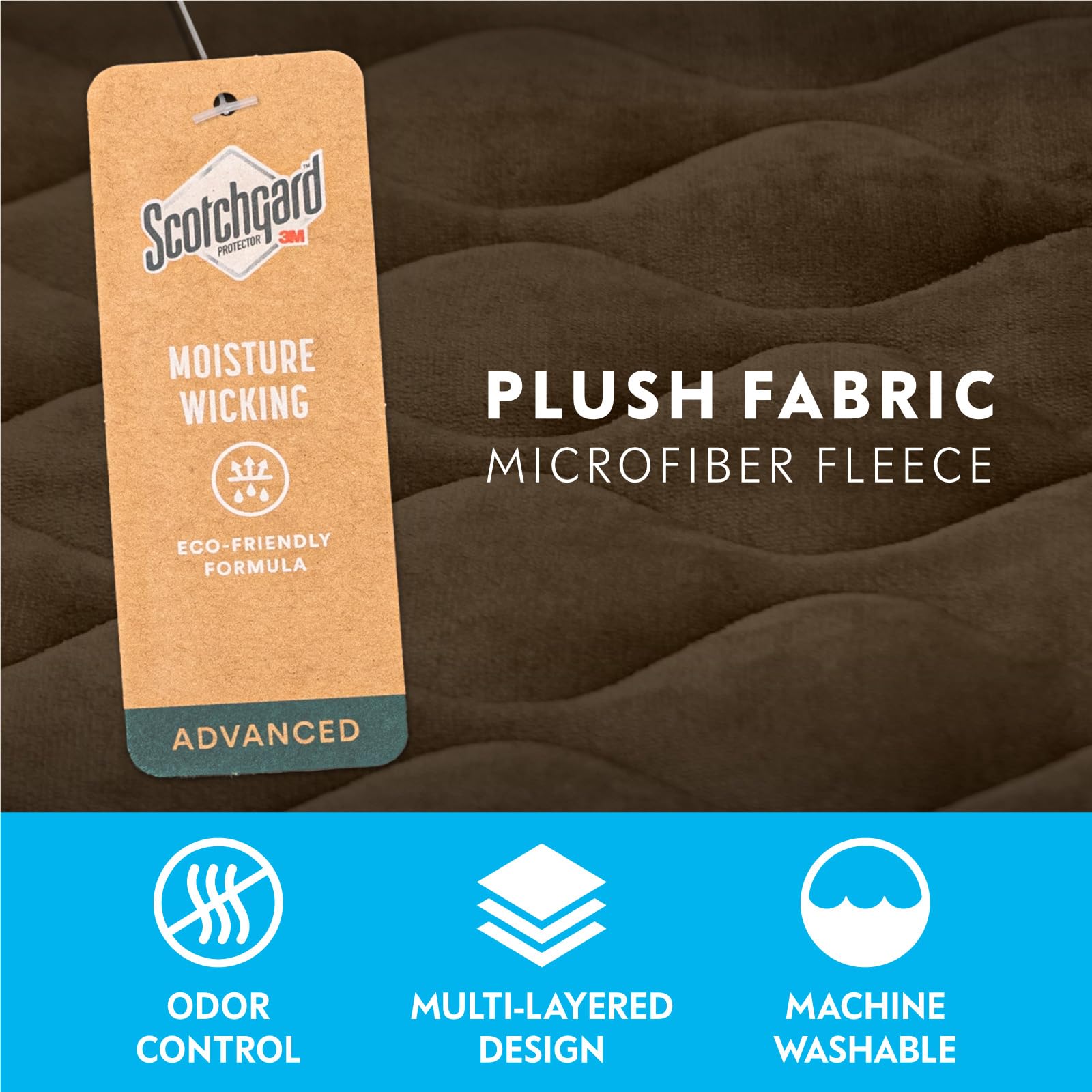 Paw Inspired Washable Padded Crate Mats For Dogs | 23'' X 17'' Pad, Fits 24-Inch Kennels | Leakproof, Waterproof Bottom, Plush P