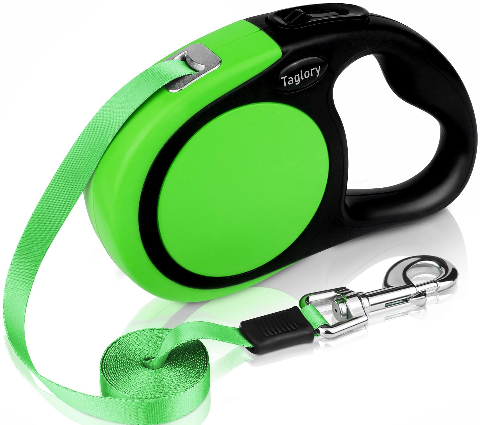 Taglory Retractable Dog Leash, 16Ft No Tangle Leash Retractable For Medium And Large Dogs Up To 100 Lbs, One-Handed Brake, Pause