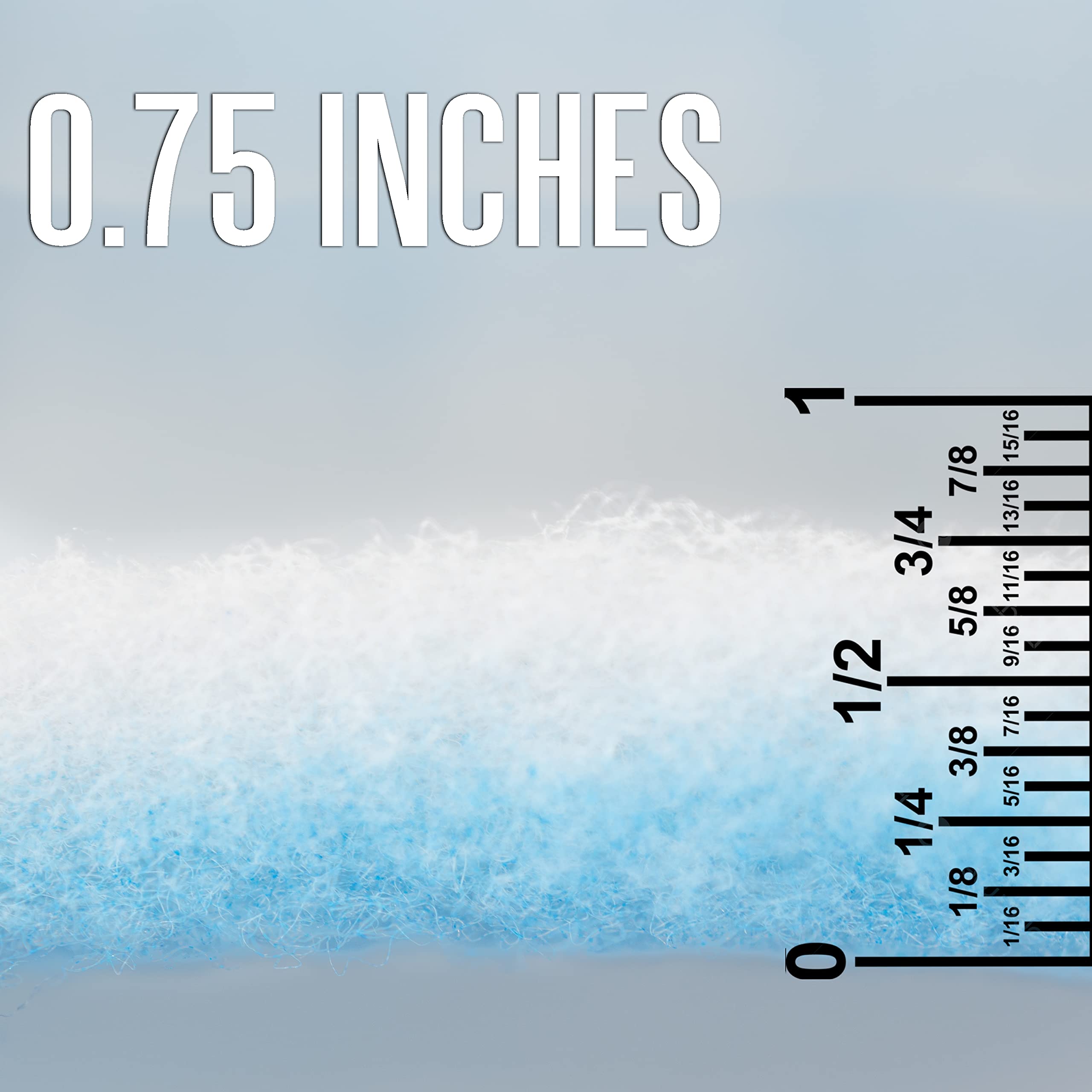 Koral Filters Aquarium Filter Pad Media Roll - Blue Bonded - 12 Inches By 120 Inches (10 Ft) By 0.75 Inches - Cut To Fit - Durable - Fish And Reef Aquarium Compatible - Clean Water