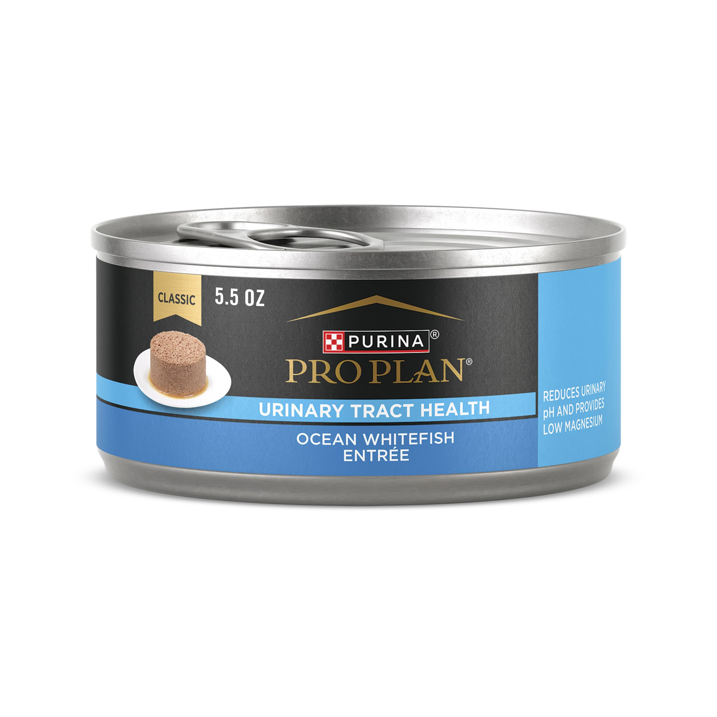 Purina Pro Plan Urinary Tract Cat Food Wet Pate, Urinary Tract Health Ocean Whitefish Entree - (Pack of 24) 5.5 oz. Cans
