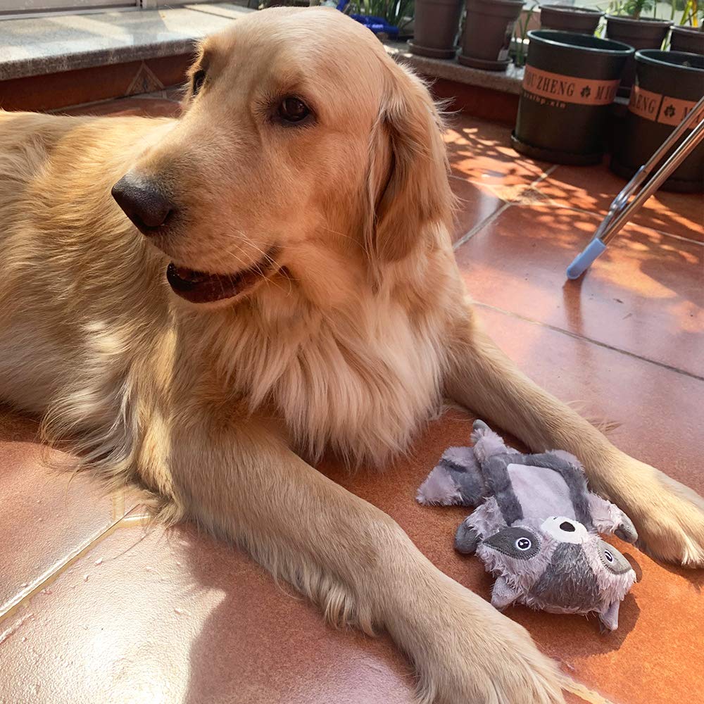 Jalousie Extra-Large Dog Squeaky Toy Interactive Rope Plush Toy For Small Medium Large Breeds Durable Dog Chew Toy (Monkey 2)