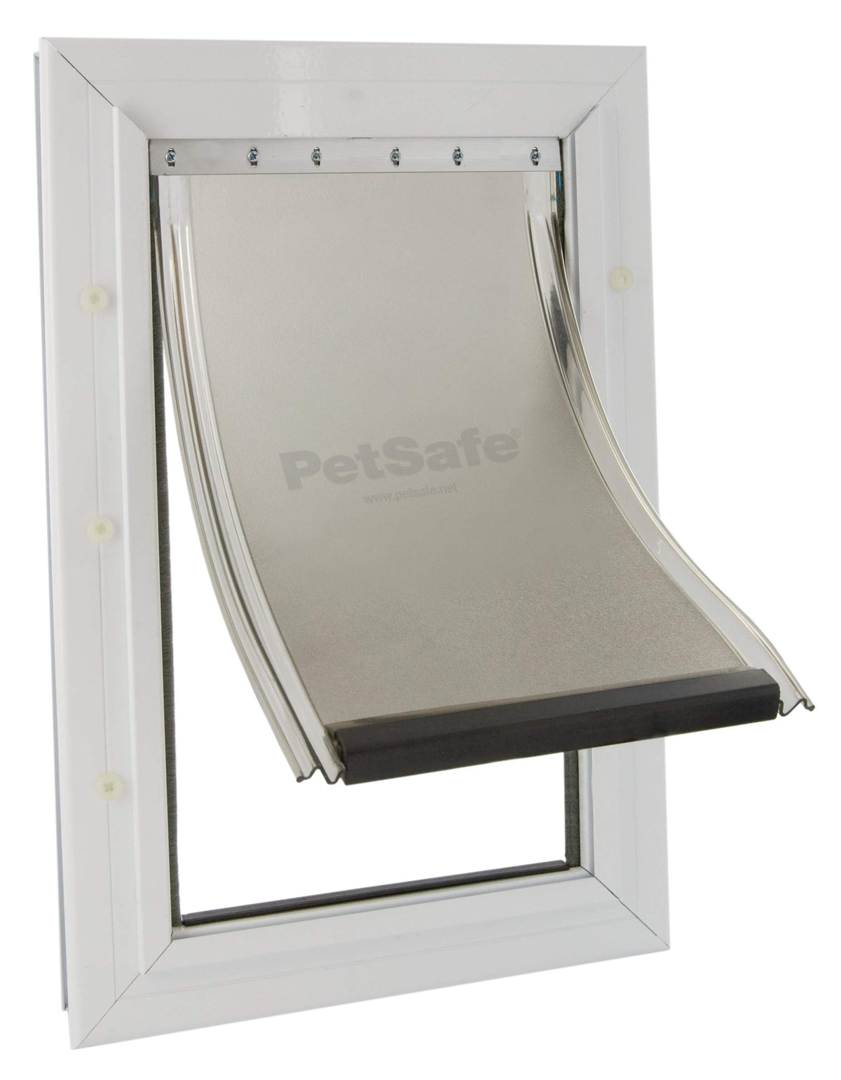 Petsafe, Staywell, Aluminium Pet Door, Solid Design, Easy Install,White, For Pets Up To 100 Kg - (Extra Large)
