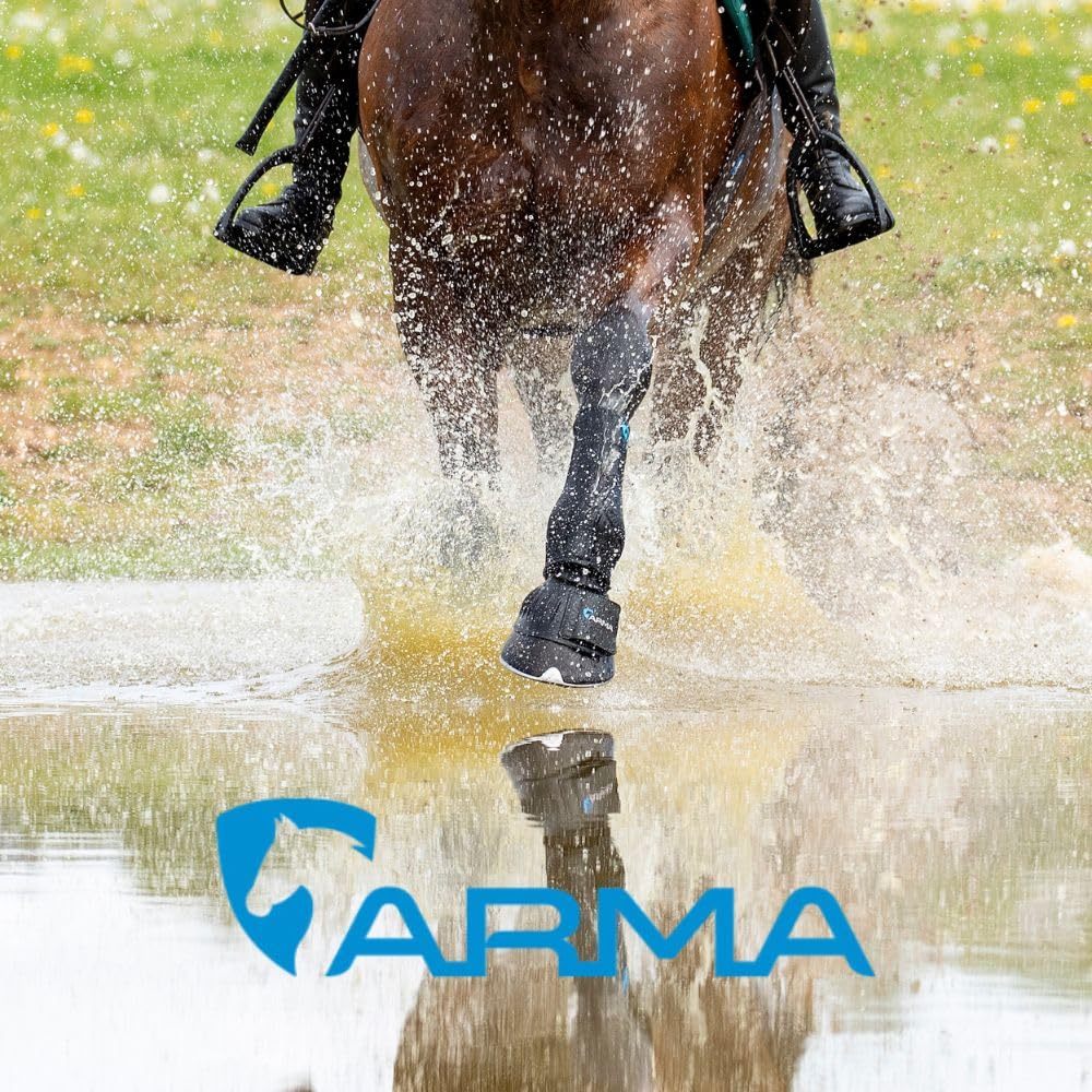 Shires Arma Over Reach Horse Bell Boots (Royal, X-Full)