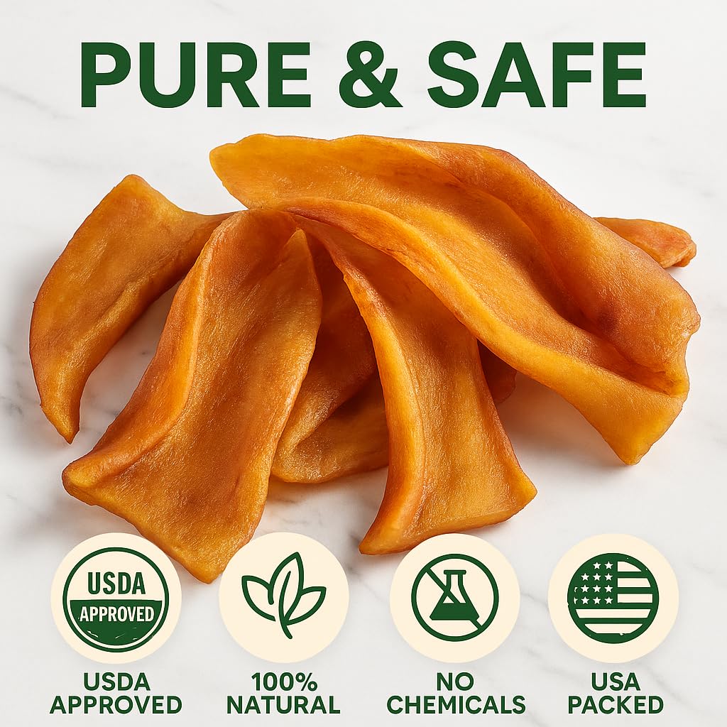 K9warehouse Pig Ears Strips - 32oz USA Packed - Natural Bulk Pig Ear Slivers - Treats Made of 100% Pure Pork - Alternative to Ra