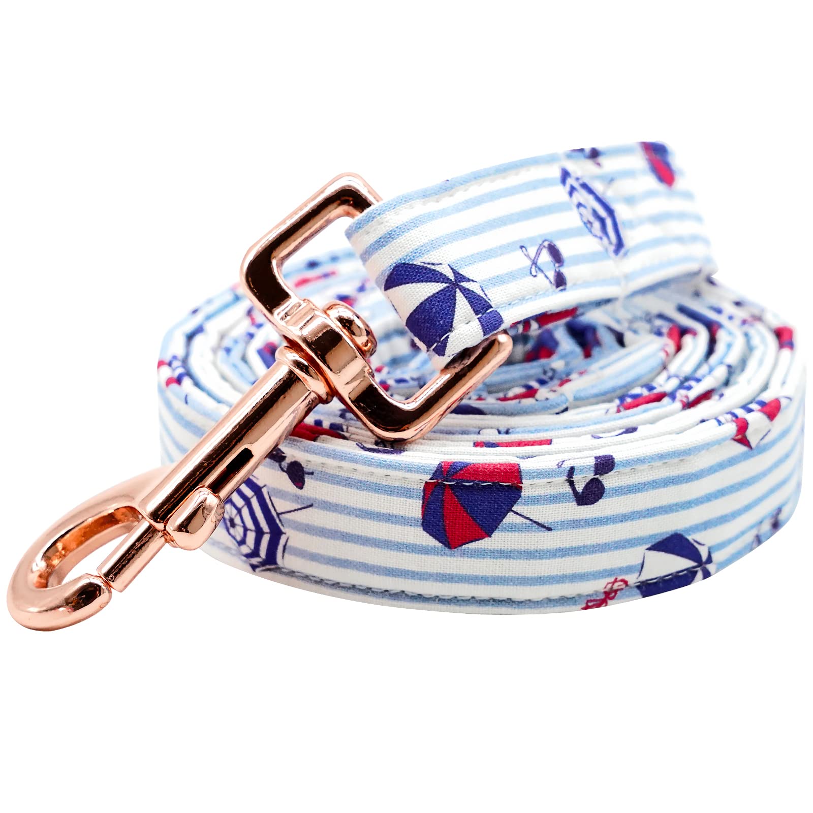 Lionheart Glory Strong Dog Leash Summer Stripe Dog Leashes With Comfortable Soft Handle Doughnuts Dog Leashes For Small Medium A