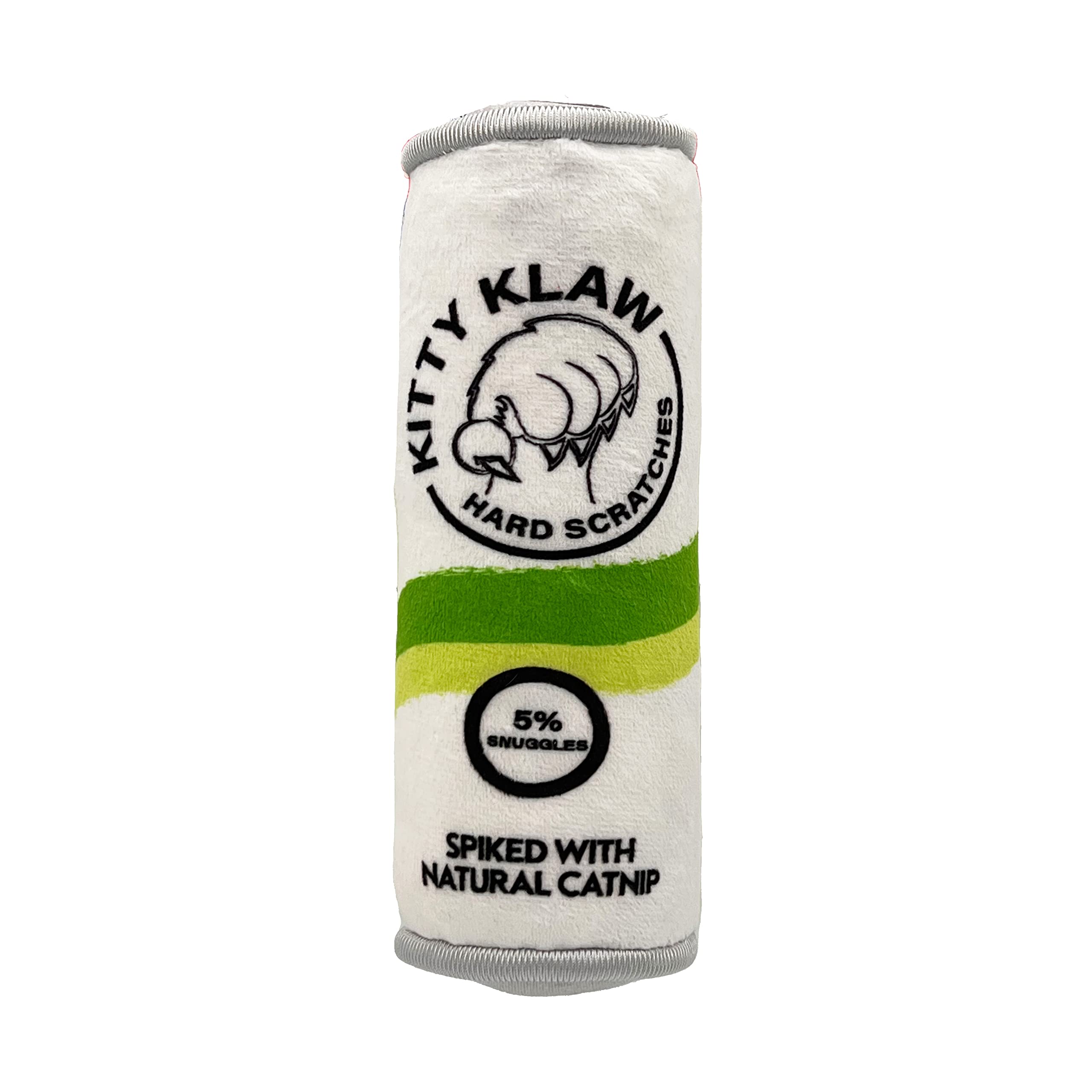 Huxley & Kent Kicker Cat Toy | Kitty Klaw Licks & Lime | Large Strong Catnip Filled Crinkle Cat Toy | Plush and Burlap Toy Promo
