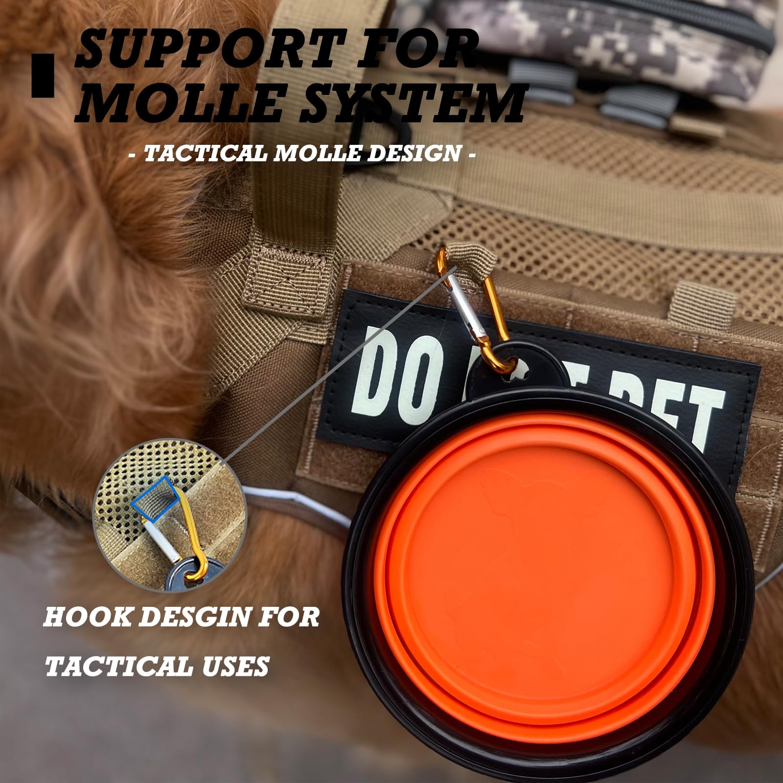 Dnallrino Tactical Dog Harness For Large And Xl Breeds, Air Dog Vest No Pull With Reflective Do Not Pet Patches, Breathable Dog