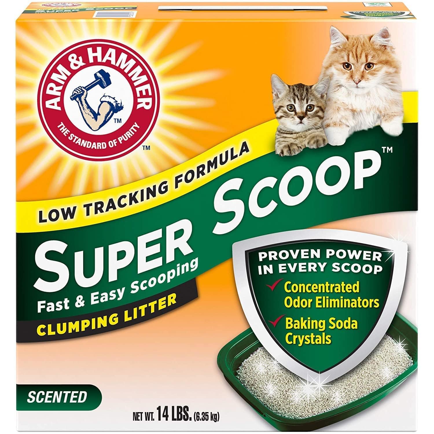 Arm & Hammer Super Scoop Clumping Litter Fresh Scent 14Lb