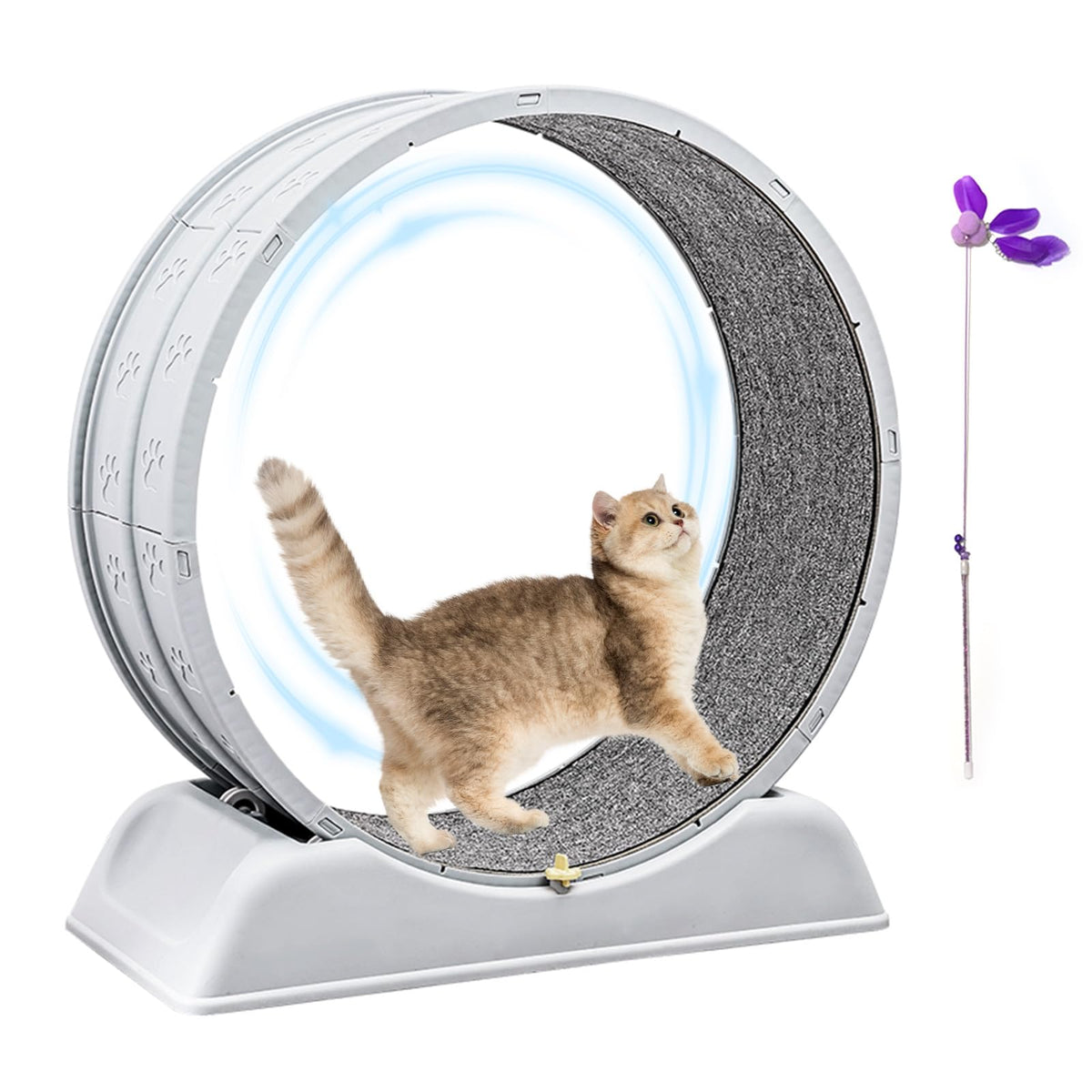 Goosheep Cat Wheel Exerciser Cat Treadmill Cat Wheels For Indoor Cats Exercise Wheel Indoor Cat Running Wheels For Indoor Cats G