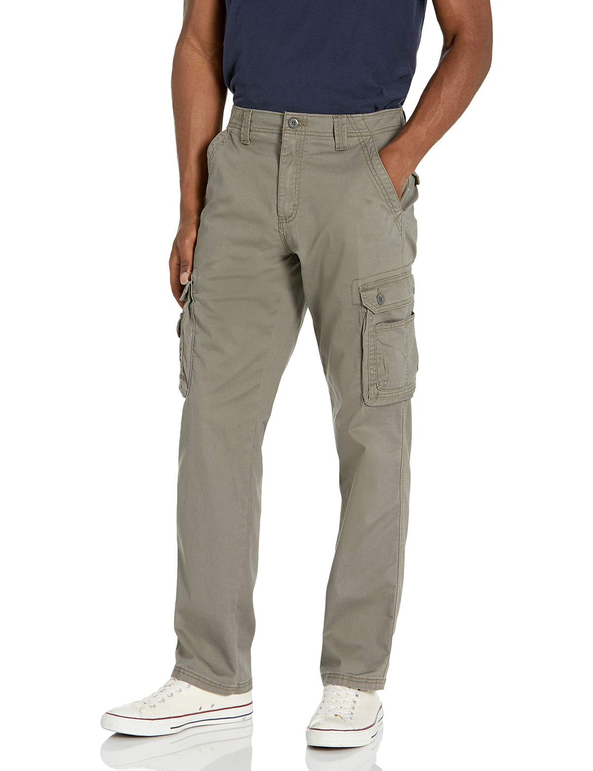 Lee Mens Wyoming Relaxed Fit Cargo Pant, Sagebrush, 38W X 30L