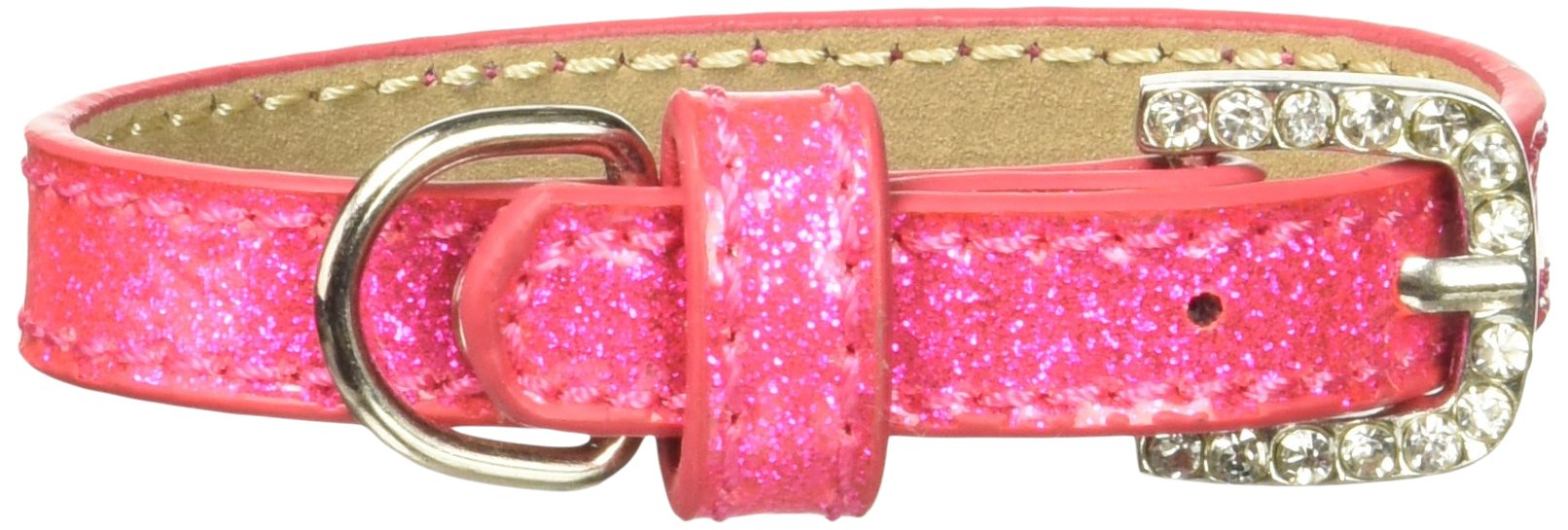 Mirage Pet Products Plain Ice Cream Dog Collar, Size 8, Pink