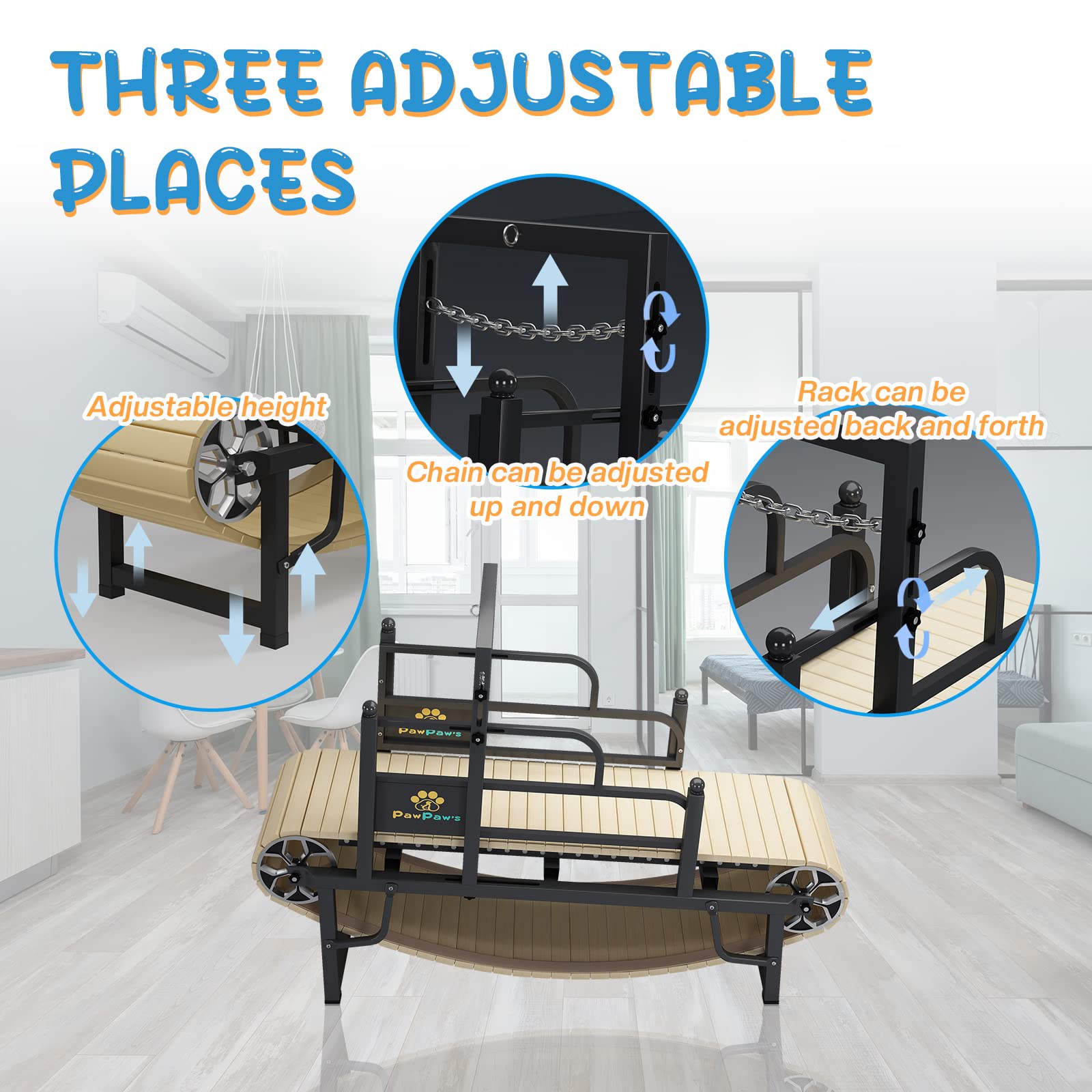 Pawpaw'S Dog Treadmill For Large Dogs, Medium Dogs. Dog Slatmill For Healthy & Fit Dog Life, Dog Treadmill For Indoor & Outdoor