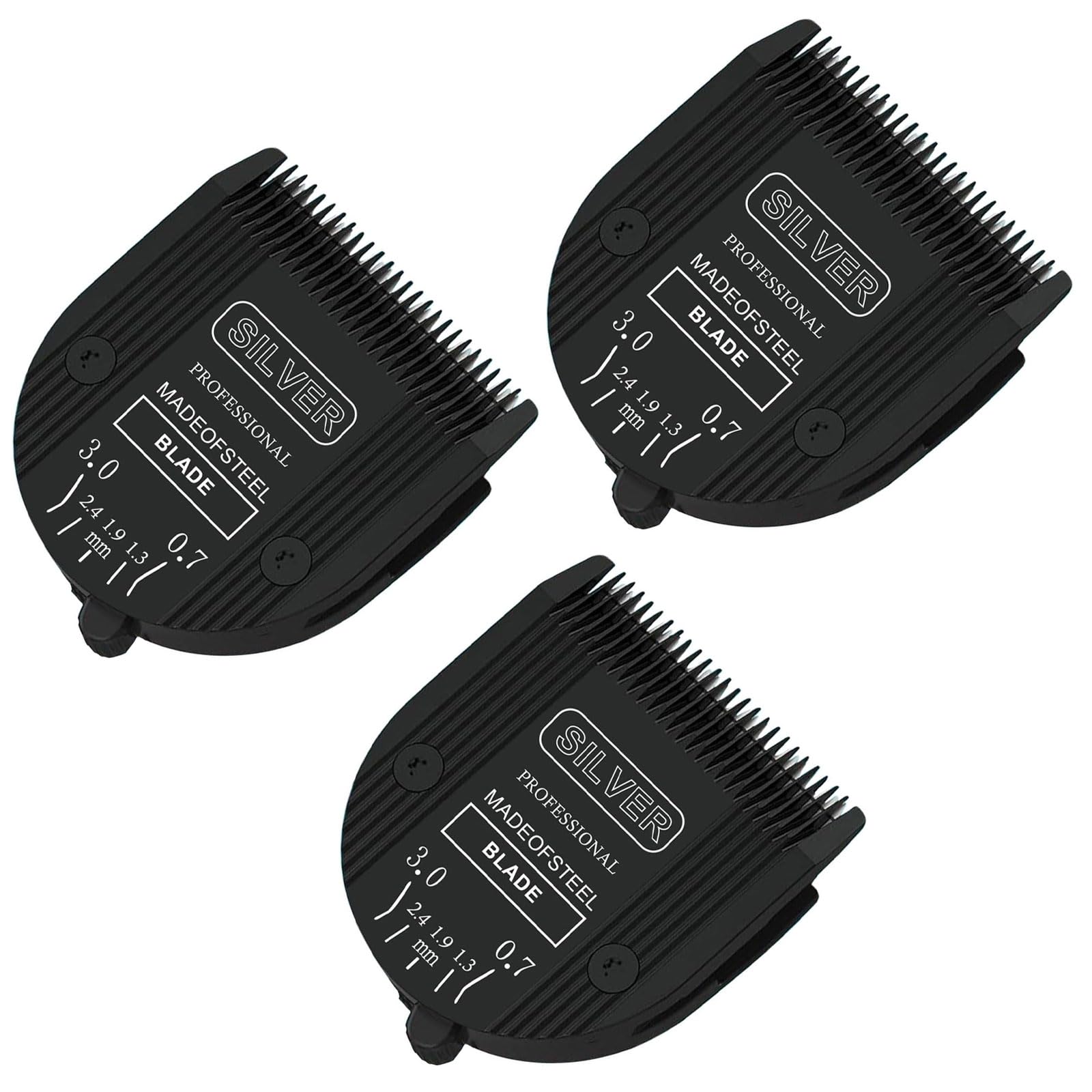 Colorski 3Pcs Adjustable 5 In 1 Replacement Blades Compatible With Wahl 5 In1 Clipper Bravura, Chromado, Creativa, Figura, Motio