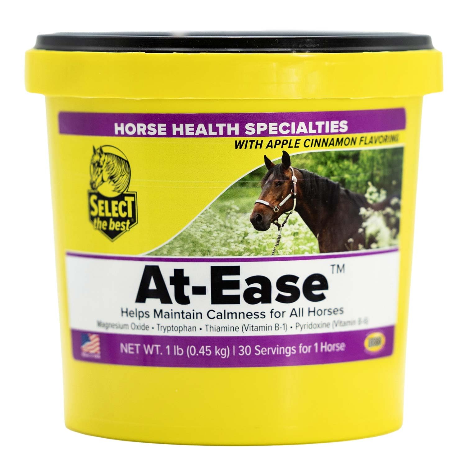 Richdel At-Ease Vitamin and Mineral Equine Supplement, 1 Pound Bag