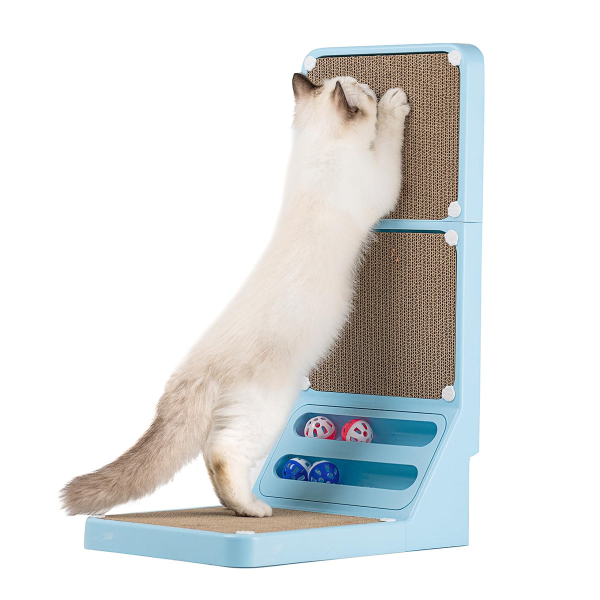 Goosheep Cat Scratching Board Cat Scratching Ball Wall Scratchers For Indoor Cats L Shaped Cat Scratcher Cat With Scratcher Repl
