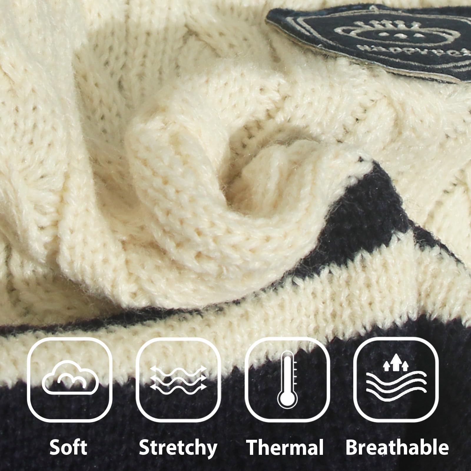 Preppy Puppy Sweater - Knitted For Small & Medium Dogs, Warm Winter & Fall, Girl & Boy Dog Clothes, Christmas Style