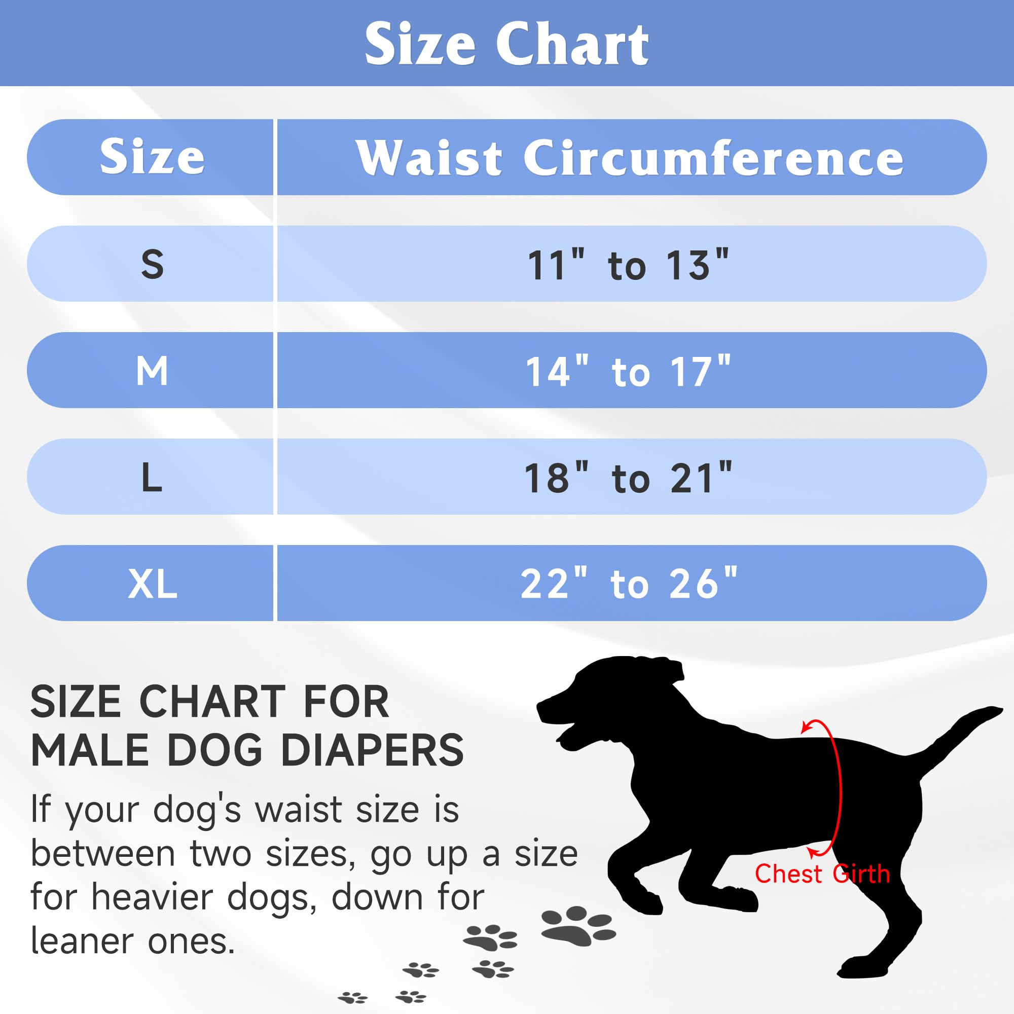 Poochies Sprouts Washable Belly Bands For Male Dogs (Pack Of 4), Reusable Diapers, Belly Wrap, Medium