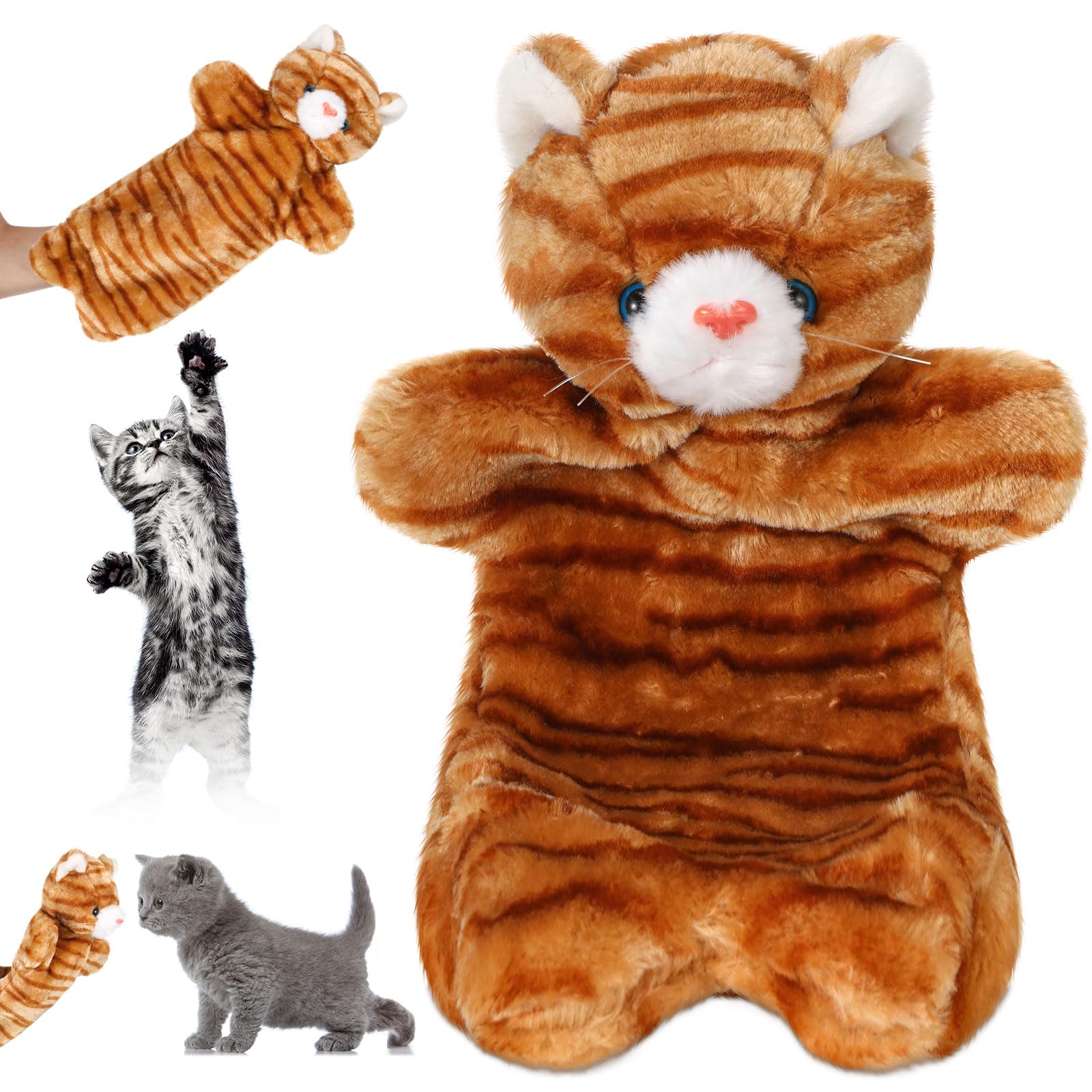 Shyyween Cat Puppet Wrestler, Cat Wrestling Toy Puppet Hand Glove with Tough Padding for Safe and Fun Interactive Play, Relieve 