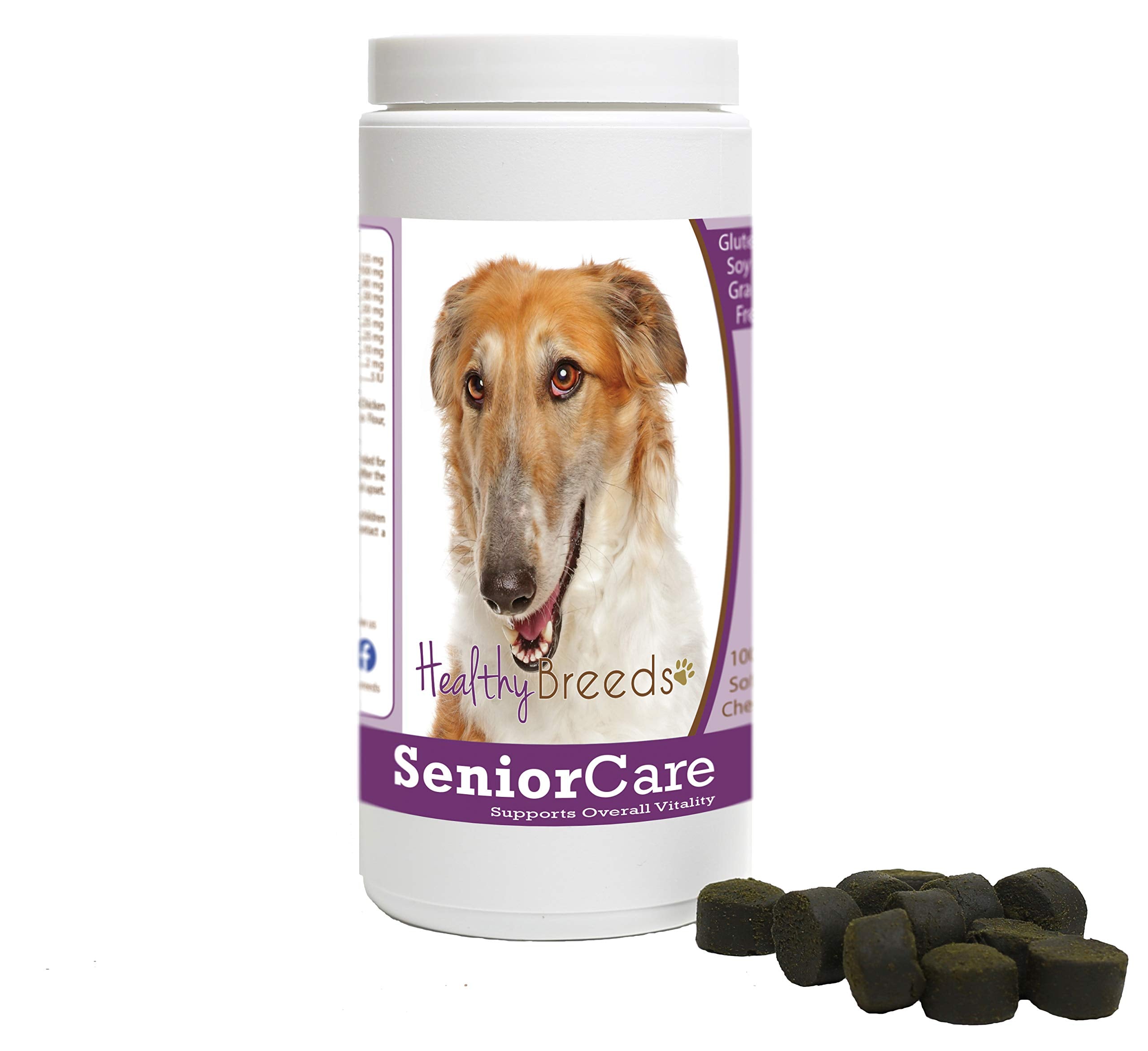 Healthy Breeds Borzois Senior Dog Care Soft Chews 100 Count