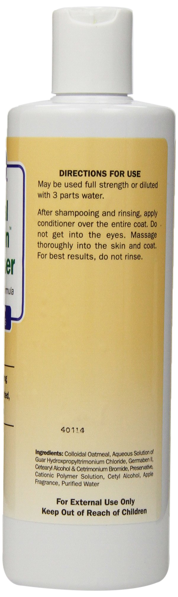 Davis Oatmeal Leave-On Dog & Cat Conditioner, 12-Ounce, Dm112 12