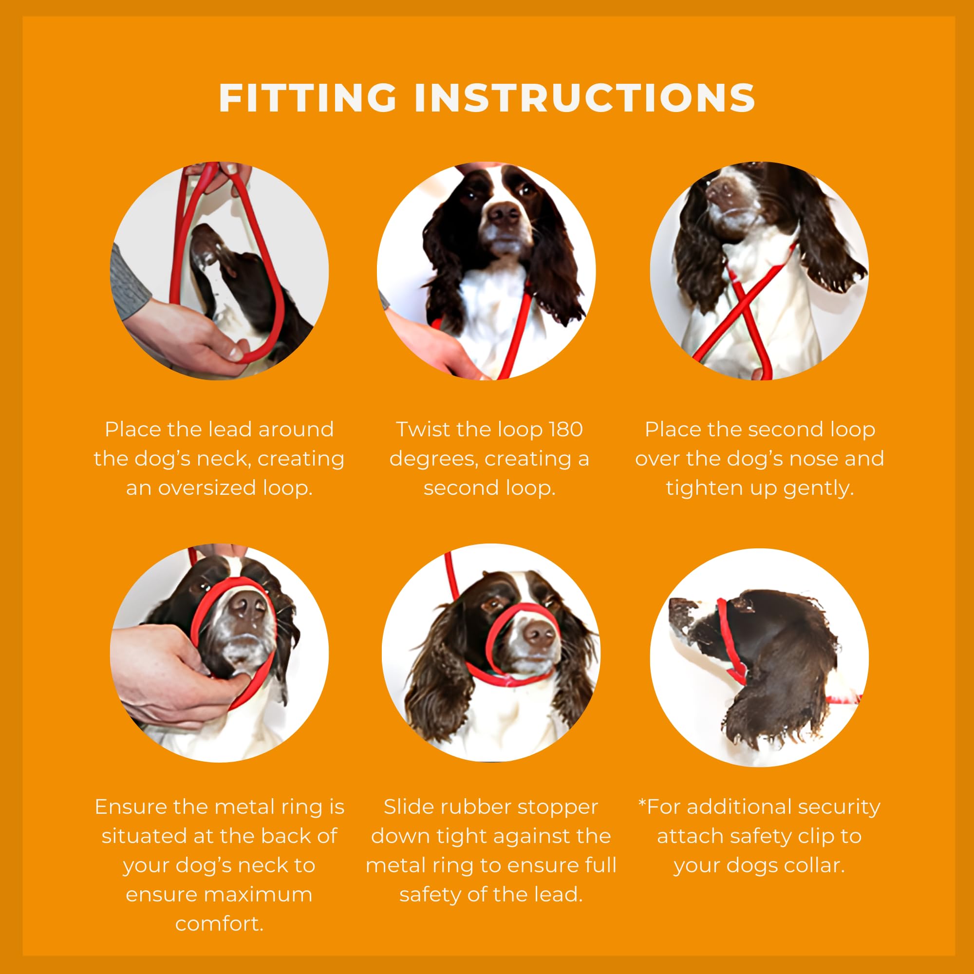 Dog & Field Figure 8 Anti-Pull Rope Leash/Halter/Head Collar/Harness - (Olive Green) Soft Cotton Rope - One Size Fits All - Fitting Instructions Included - Comfortable, Kind, No More Pulling!