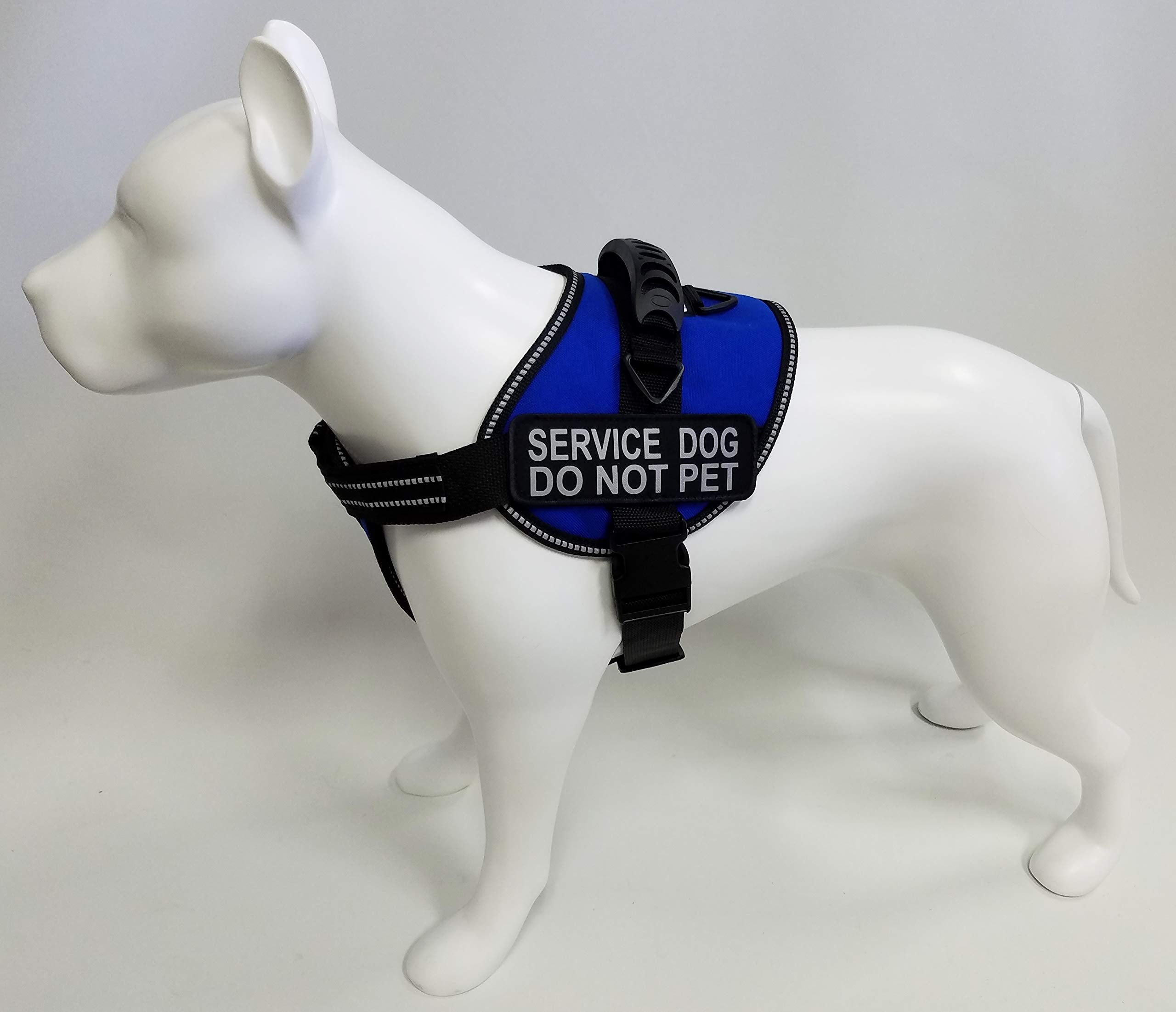 Activedogs Service Dog Vest Harness - Padded Air-Tech Dog Harness Service Dog Vest Reflective - No Pull Dog Harness For Large Dogs - Heavy-Duty Extra Large Service Dog Vest Xl Girth 29'-40' Royal Blue