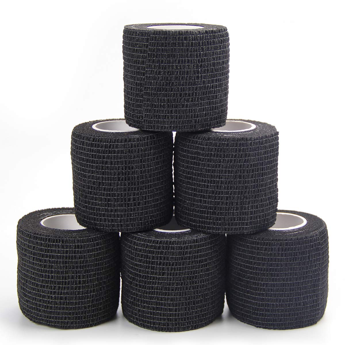 MUEUSS Pet First Aid Tape Self Adherent Cohesive Bandage for Dogs Cats Horses Breathable Non-Woven Elastic Sport Tape for Arm Kn