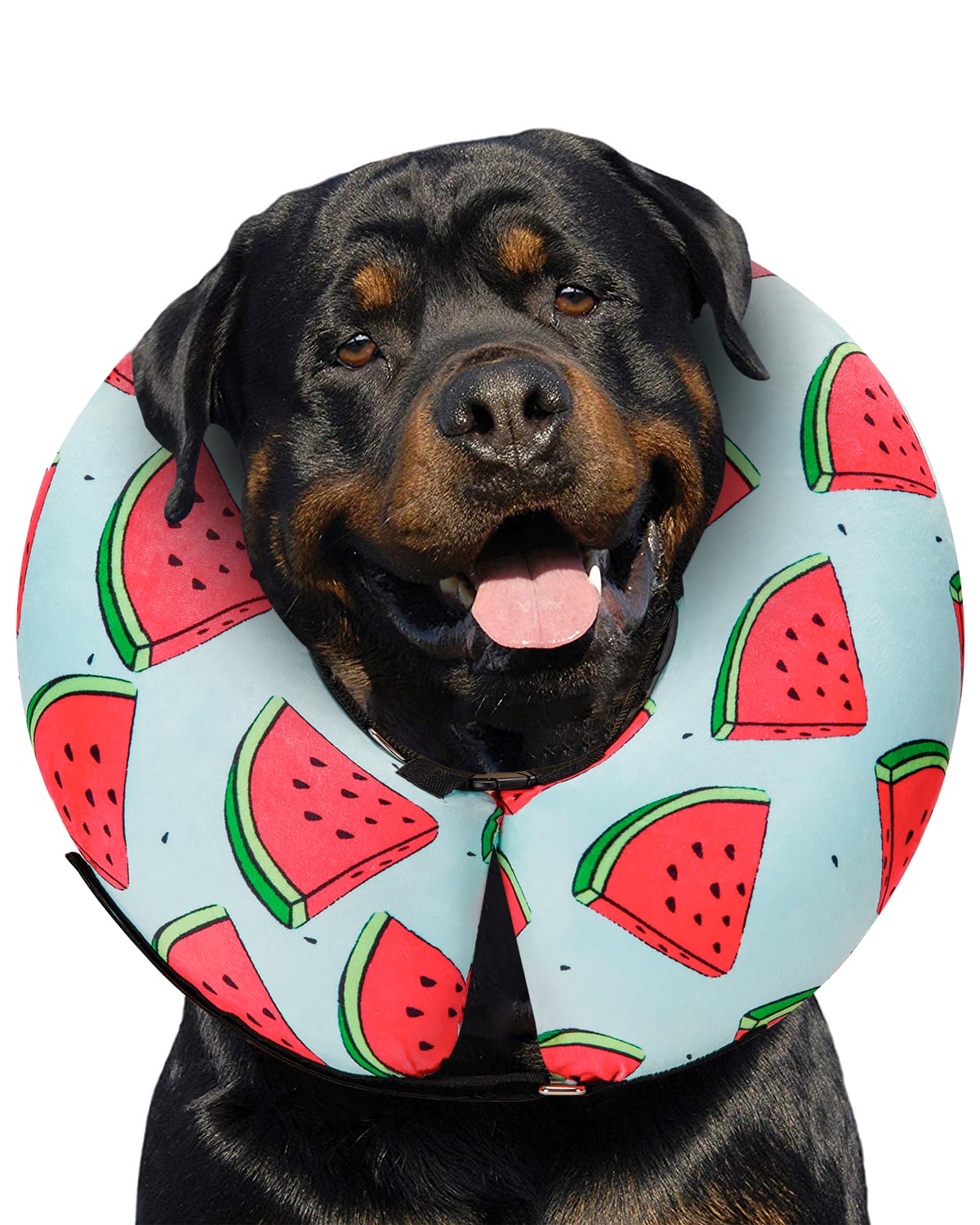 Dog Cone Collar For Small Medium Large Dogs For After Surgery, Pet Inflatable Neck Donut Collar Soft Protective Recovery Cone For Dogs And Cats - Alternative E Collar Does Not Block Vision - Cyan,Xl