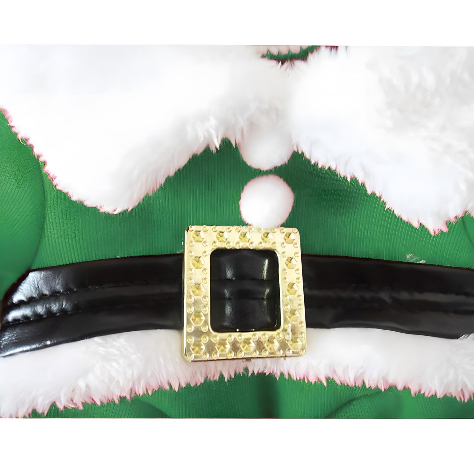 Nacoco Pet Christmas Costumes Dog Suit With Cap Santa Claus Suit Dog Hoodies Cat Xmas Costumes (Green, Xxl)
