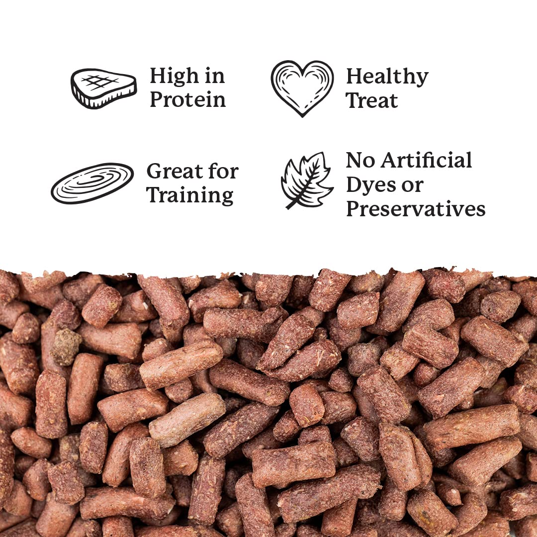 Dr. Harvey's Rabbit Bites Freeze-Dried Dog Treats, All-Natural Rabbit Meat, 7 Ounces, Allergen-Free, Single Ingredient