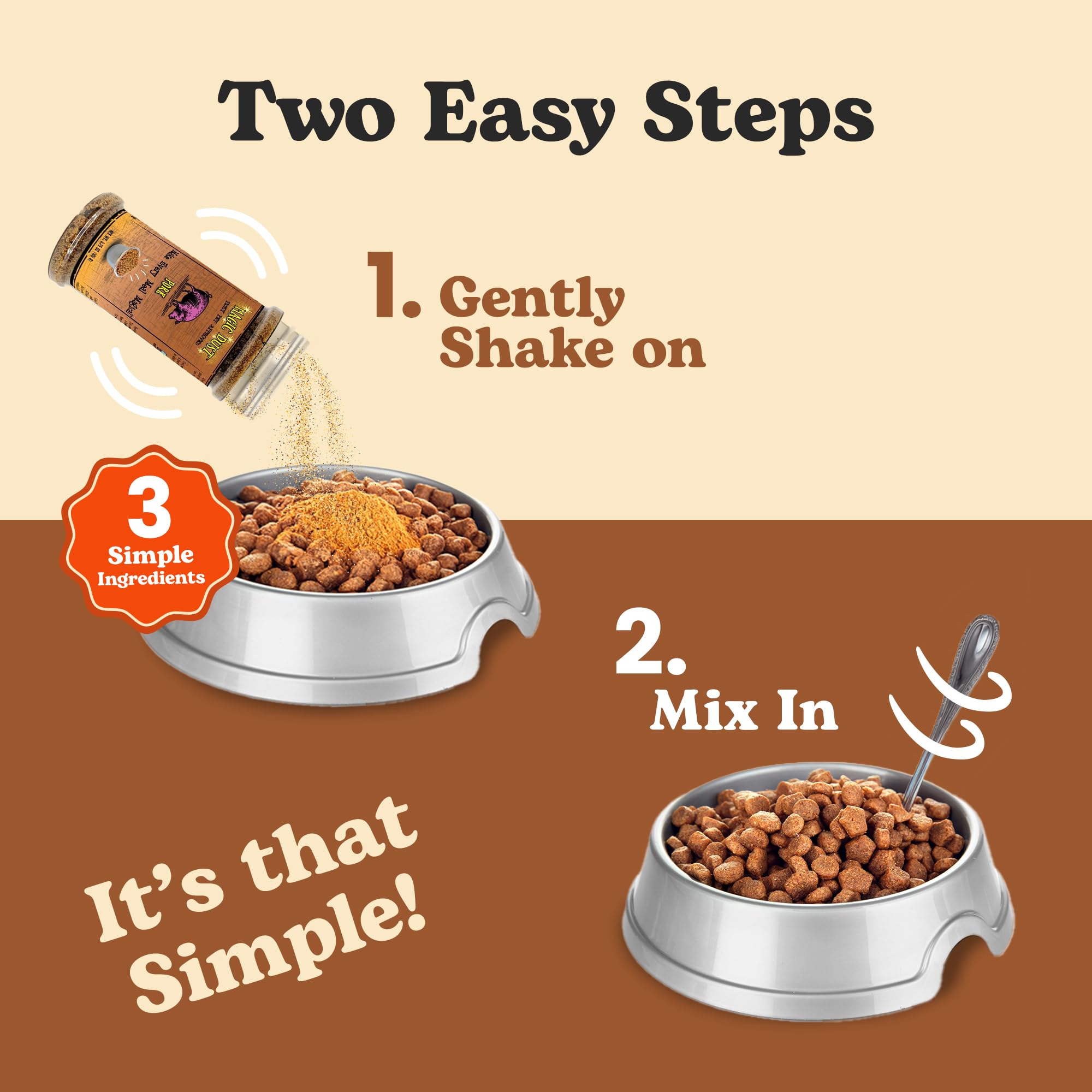 Wild Meadow Farms - Magic Dust Pork Jerky Topper, Single Protein Pet Food Topper for Dogs & Cats, Enhance Flavor & Elevate Mealt