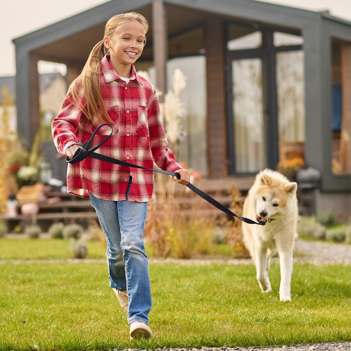 Viper Biothane Working Lead For Dogs 6Ft Black