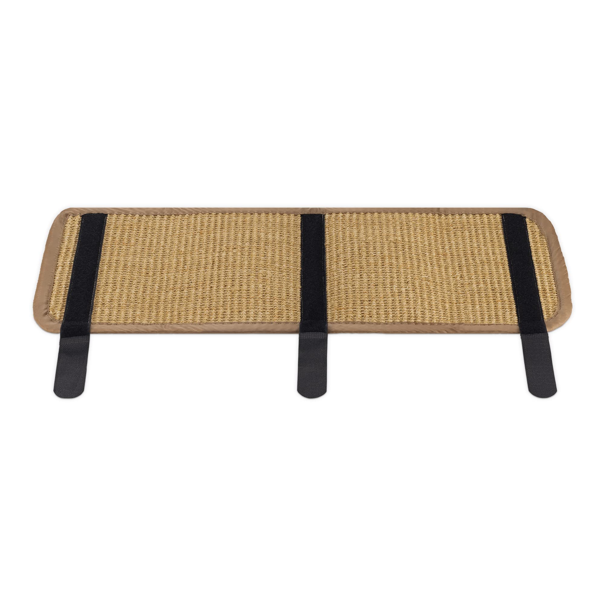 Navaris Table Leg Cat Scratcher - Sisal Scratching Mat Protector For Furniture Legs - Scratch Pad Protection With Wrap Around Straps 23 5/8' X 9 7/8'