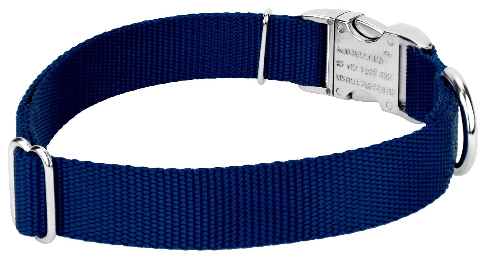 Country Brook Design - Vibrant 30+ Color Selection - Premium Nylon Dog Collar With Metal Buckle (Extra Large, 1 Inch, Royal Blue)