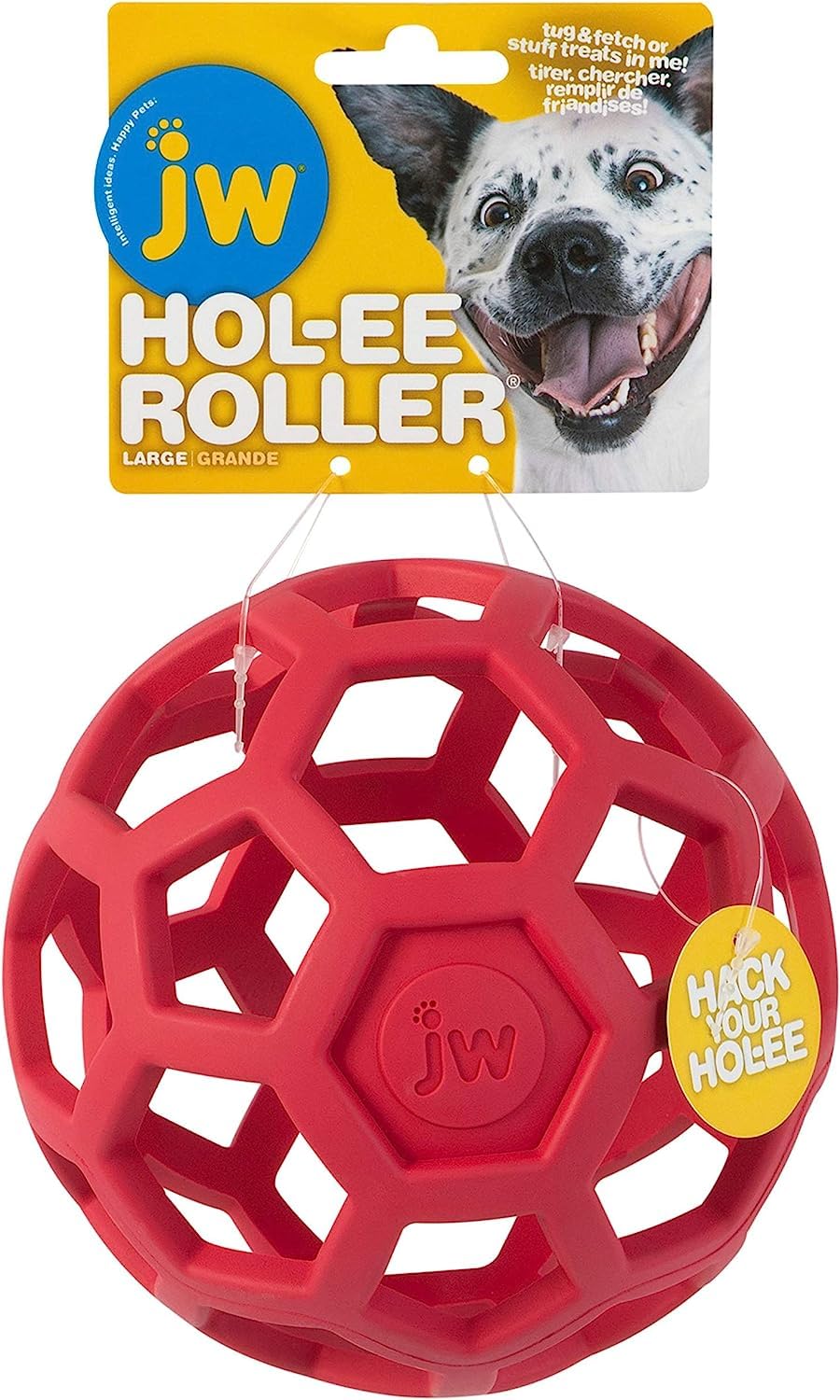 JW Pet HOL-Ee Roller Dog Toy Size: 6.5, Set of 2 (2 Items)