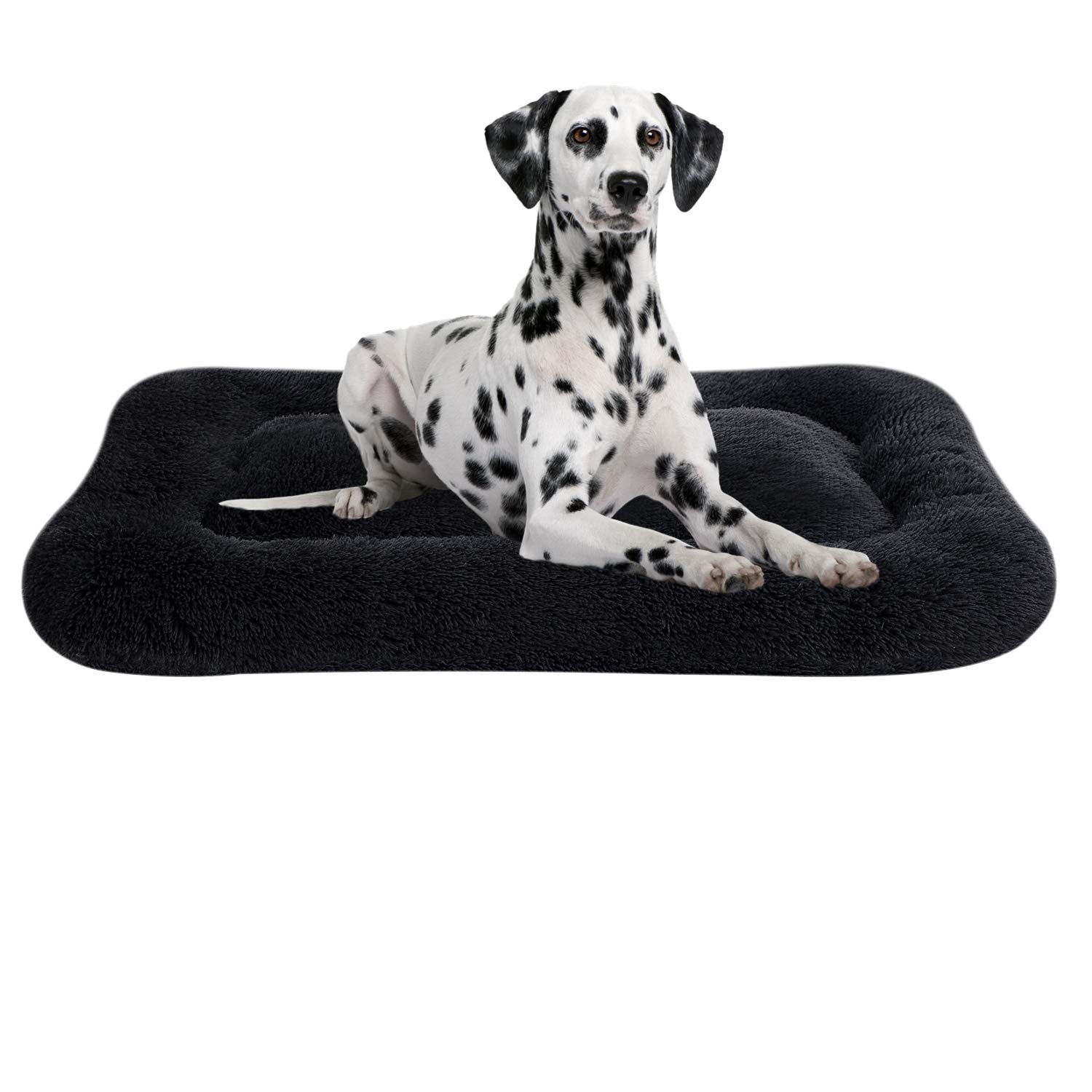 Coohom Deluxe Plush Dog Bed Pet Cushion Crate Mat,Fulffy Comfy Kennel Anti-Slip Washable Pad For Medium Large X-Large Dogs(Xx-La