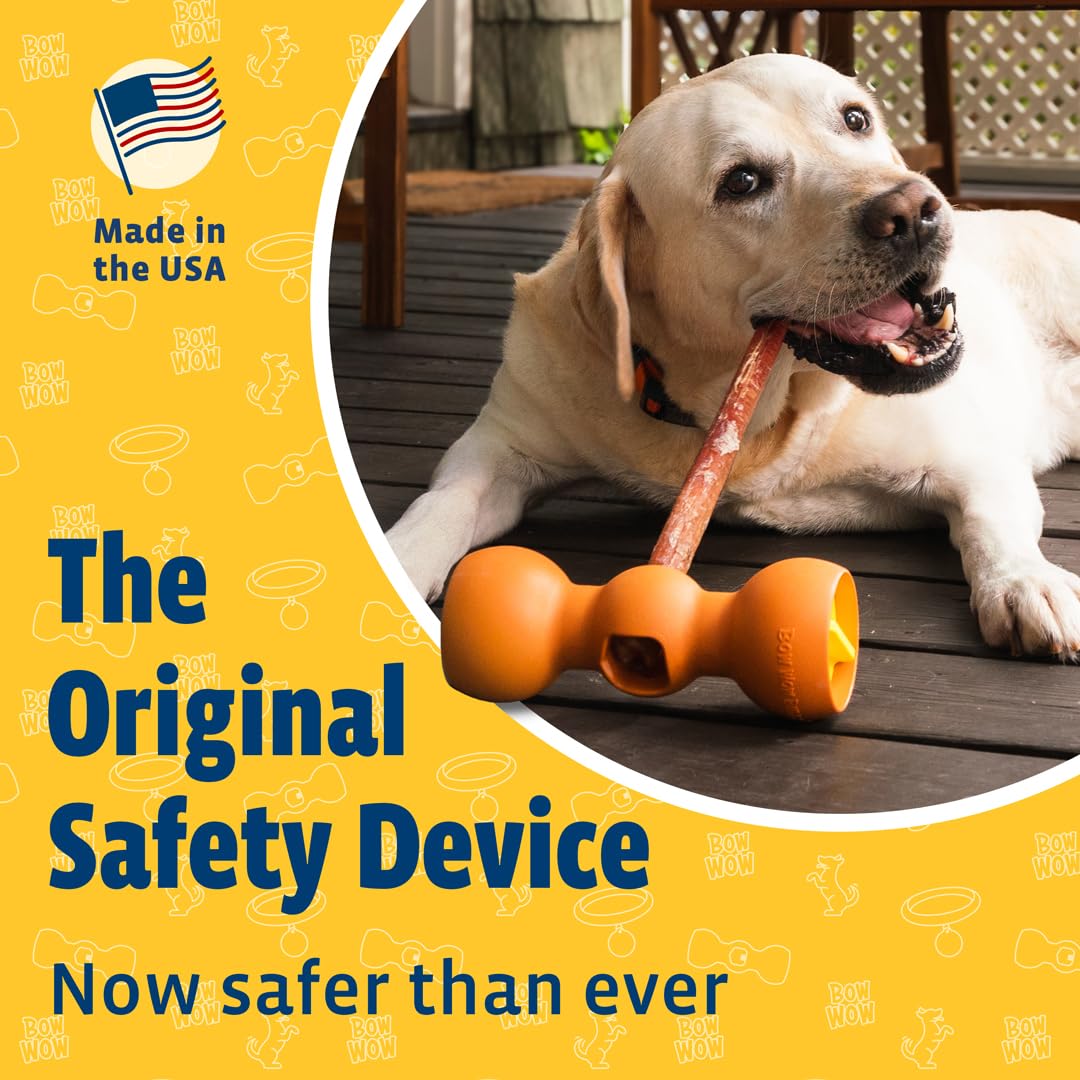 Bow Wow Labs New Bow Wow Buddy Starter Kit - Anti-Choking Bully Stick Safety Device for Dogs (XL)