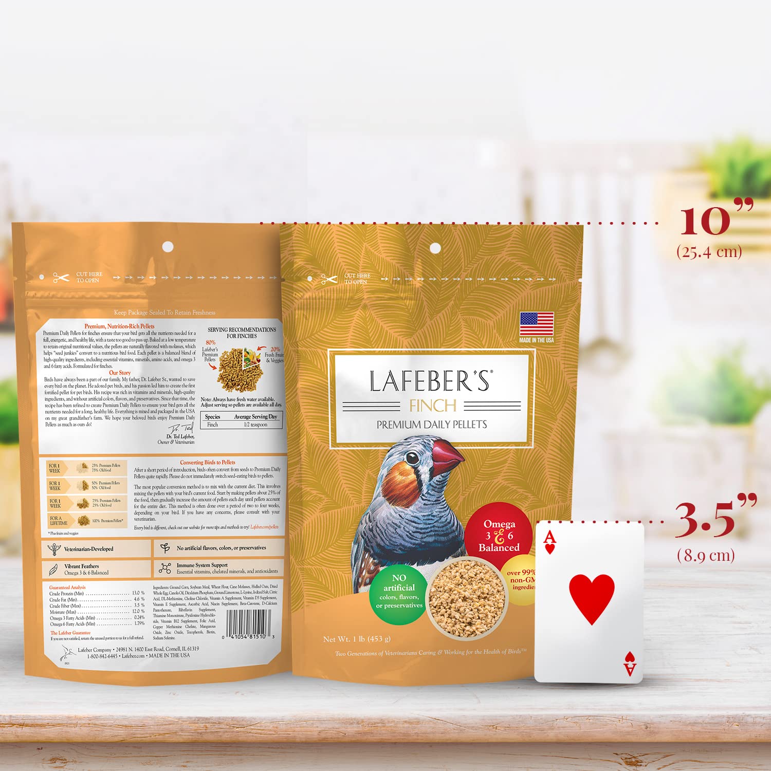 LAFEBERS Finch Premium Daily Diet (Classic, 1 lb)