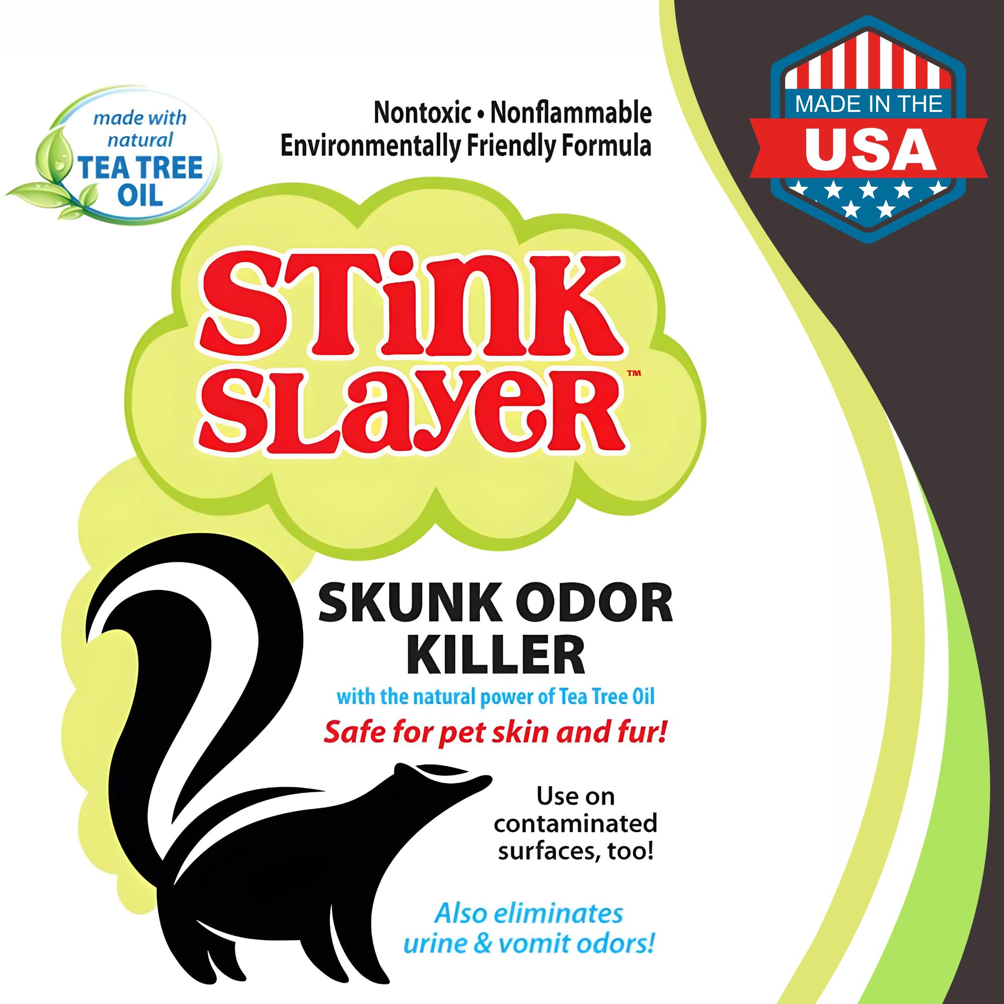 Mold Monster Stink Slayer Odor Remover (22 Oz) - Eliminate Skunk, Vomit, Or Urine Smell From Furniture, Fabrics, And Pets. No Wa